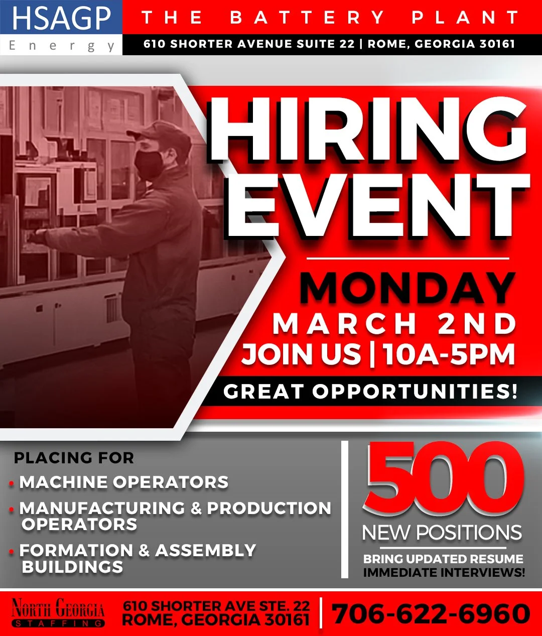 NGA STAFFING | HIRING EVENT 