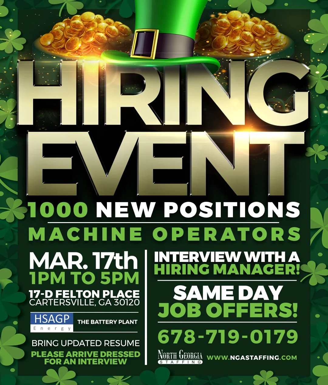 NGA STAFFING | HIRING EVENT