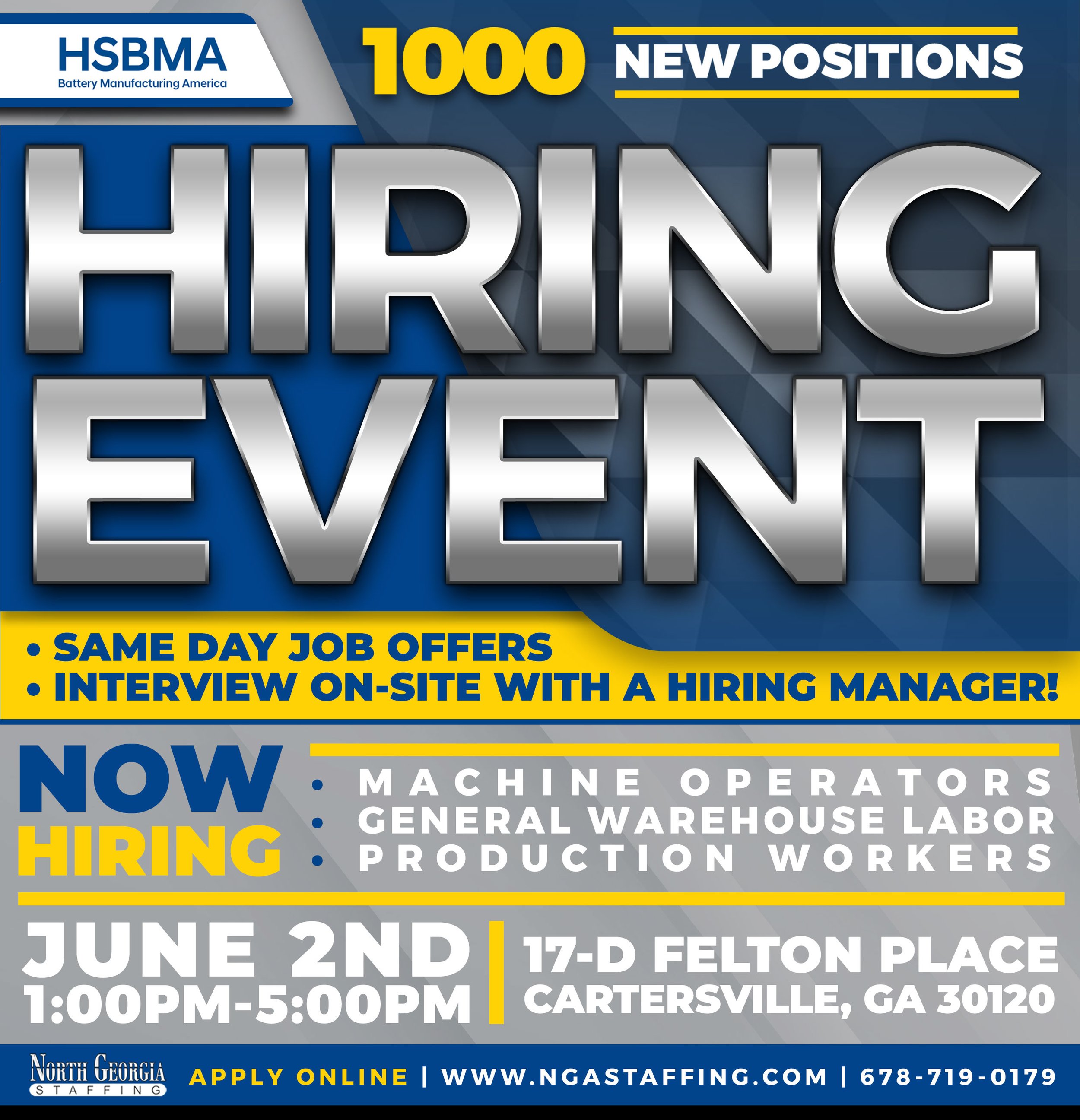 NGA STAFFING | HIRING EVENT