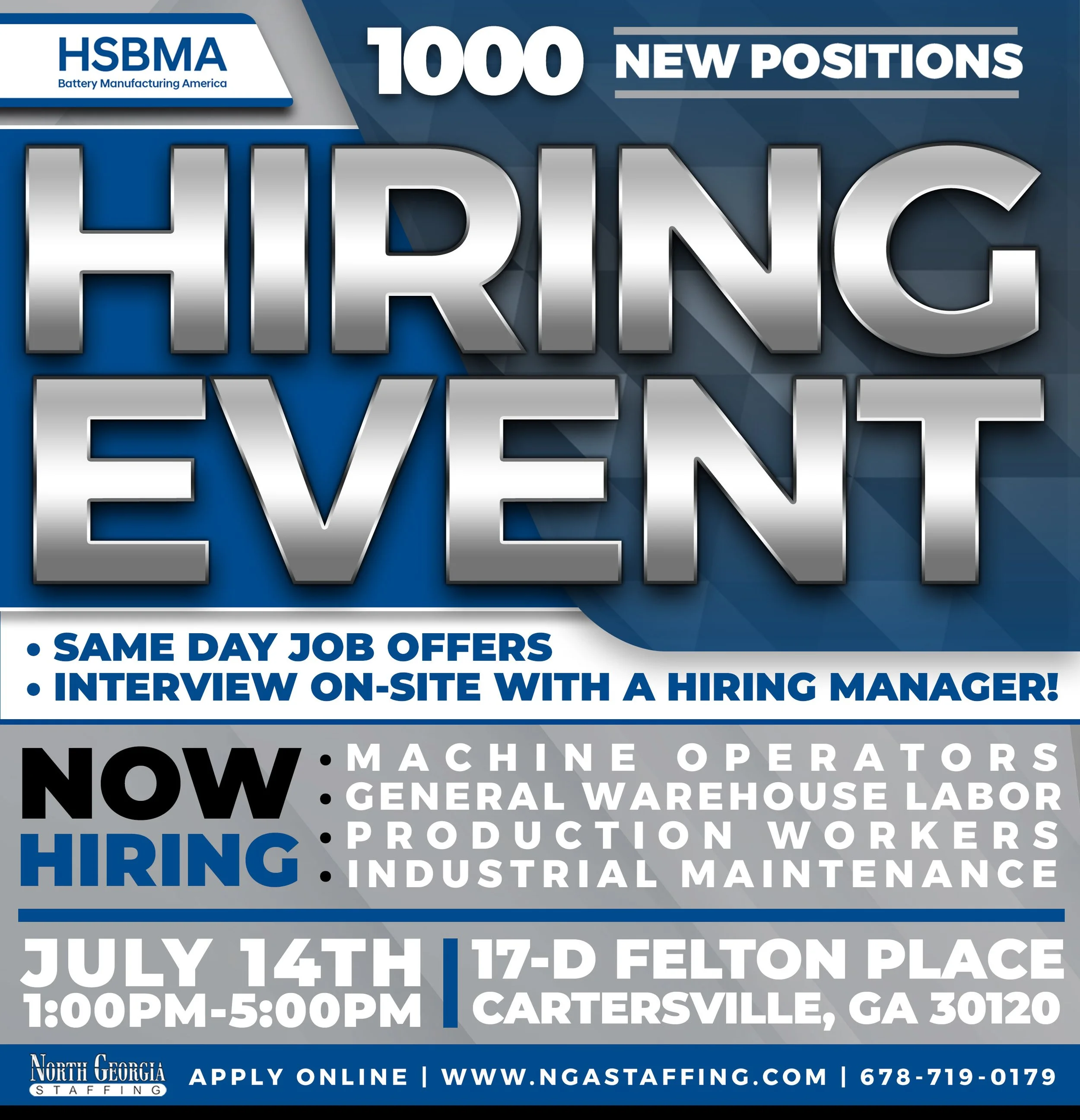NGA STAFFING | HIRING EVENT 
