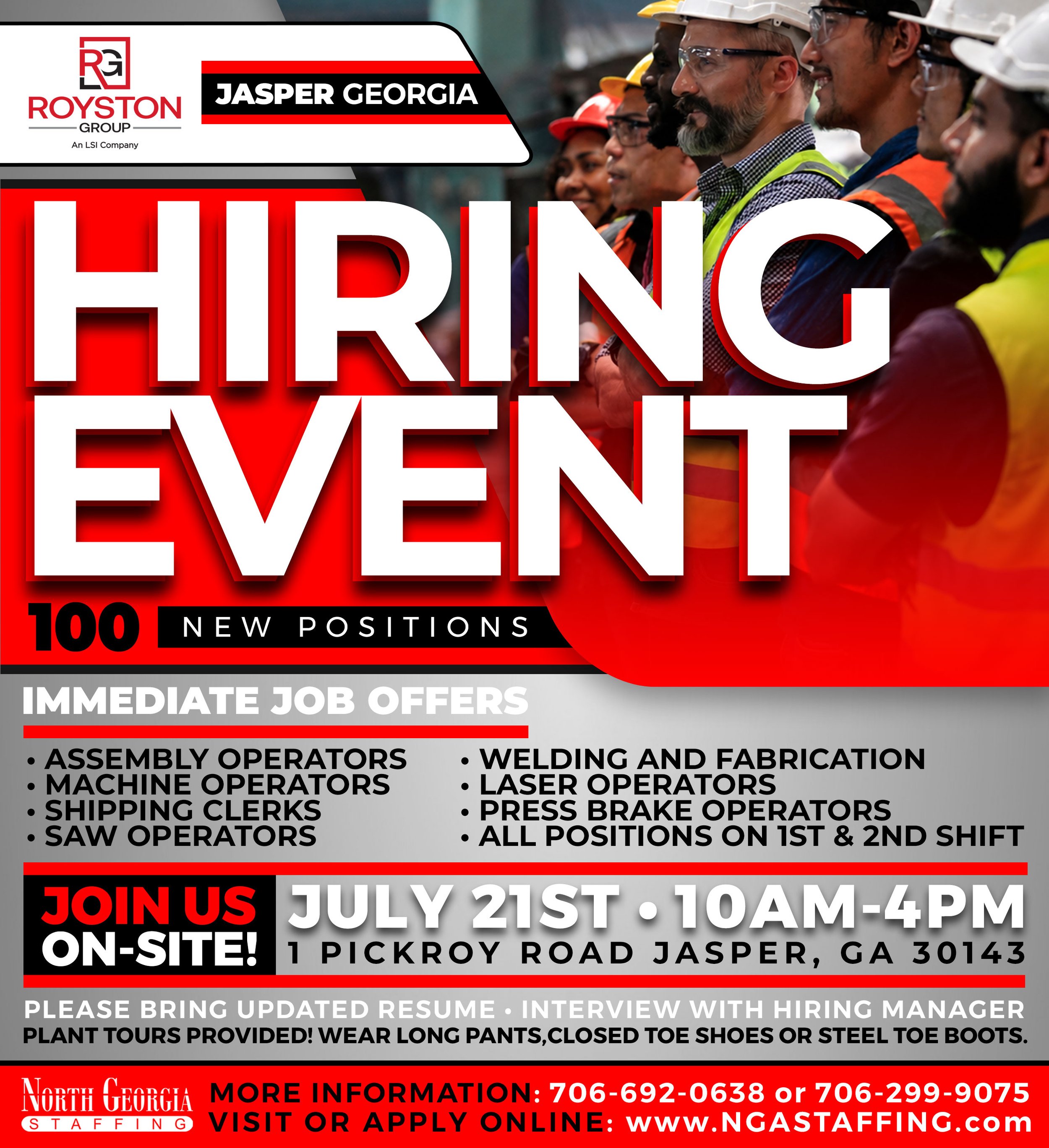 NGA STAFFING | HIRING EVENT