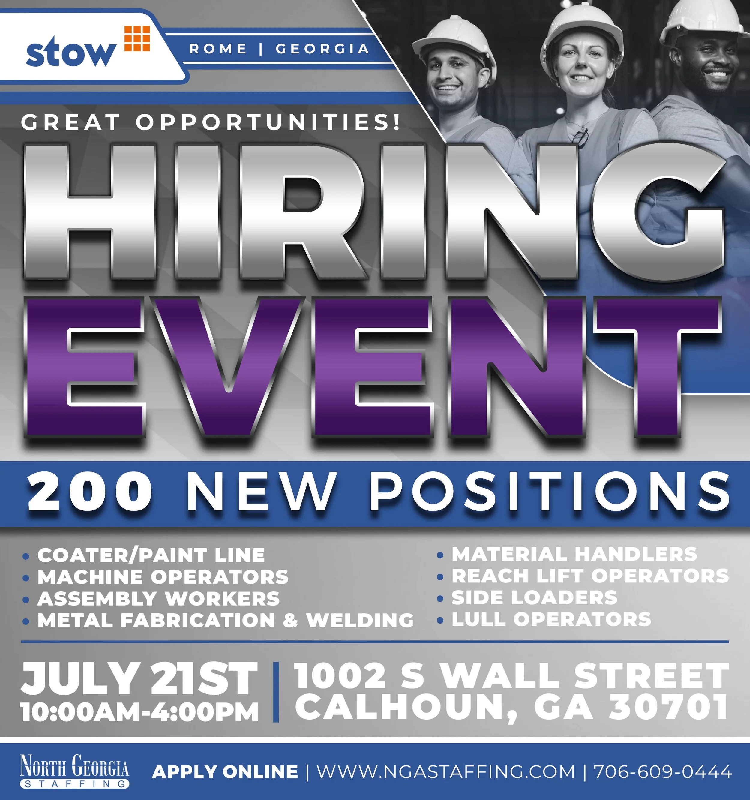 NGA STAFFING | HIRING EVENT