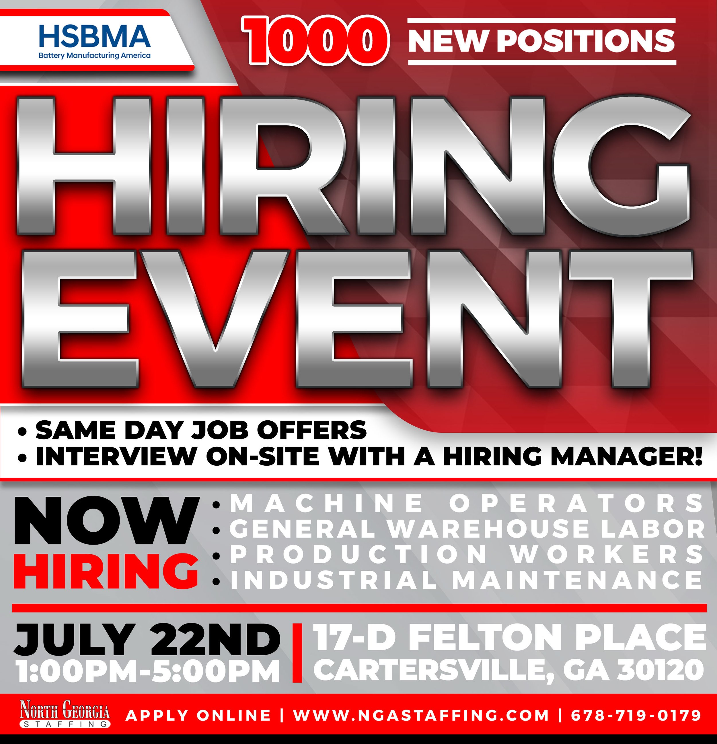 NGA STAFFING | HIRING EVENT 