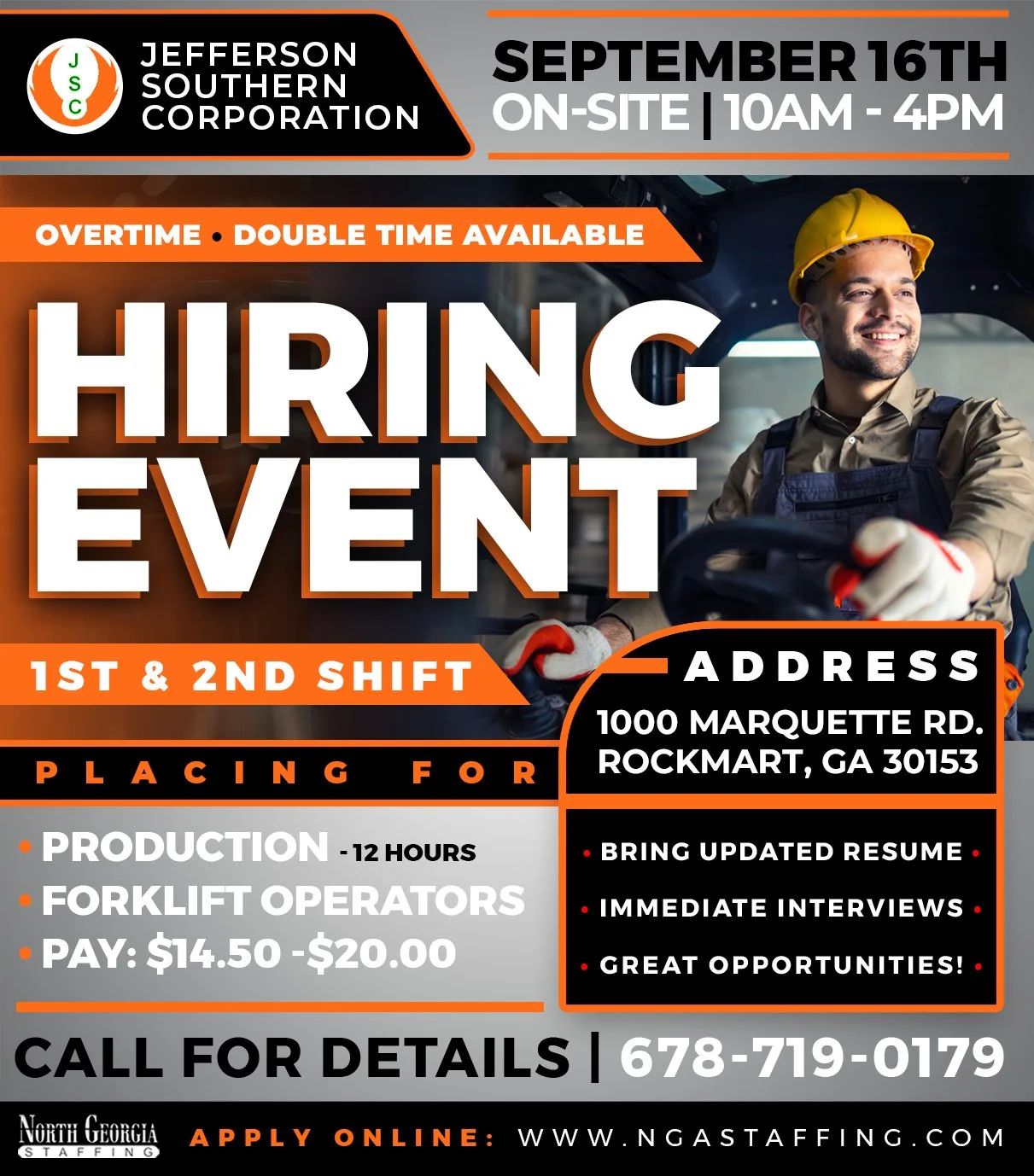 NGA STAFFING | HIRING EVENT