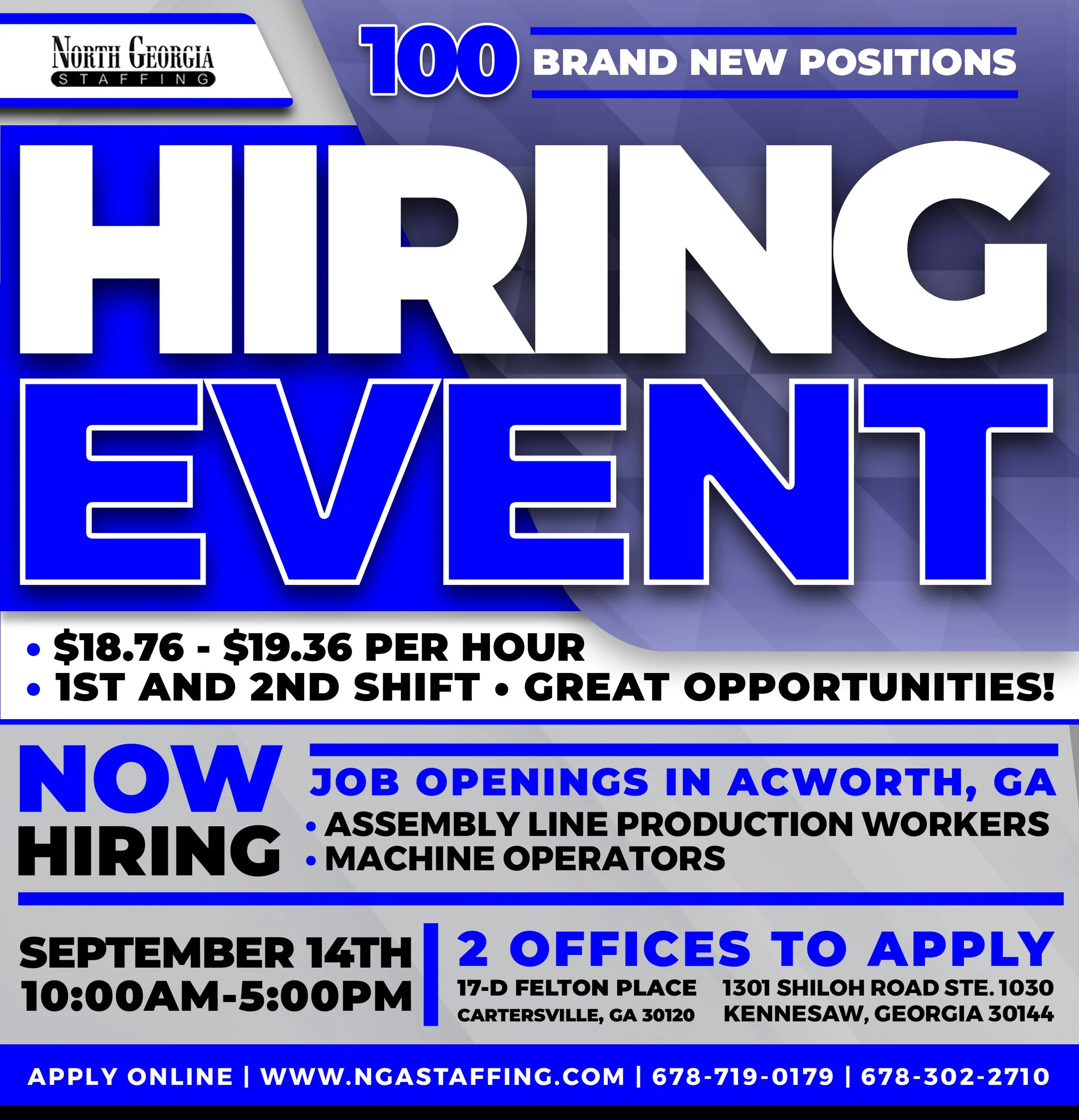 NGA STAFFING | HIRING EVENT 