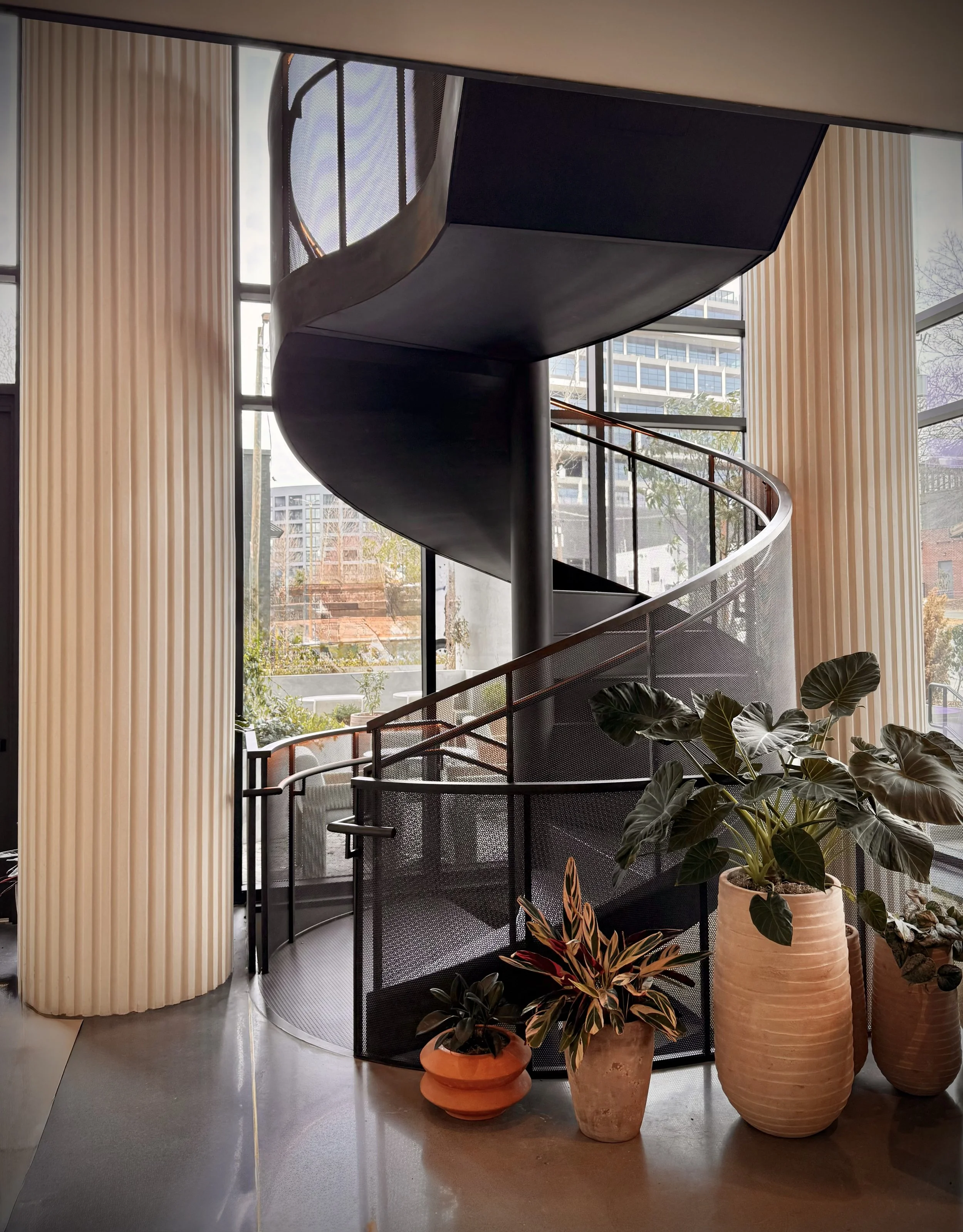 Plaster fluted columns
Stella at Star Metals, Atl, GA