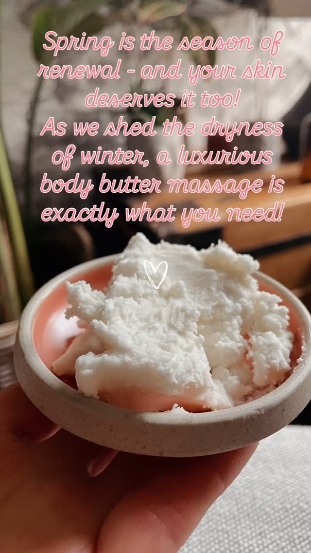 Body butter deeply hydrates, locks in moisture, and leaves your skin feeling silky, supple, and ready to glow in the spring sunshine. “Your body butter, your way. Choose your favorite essential oils to create a custom blend that suits your mood