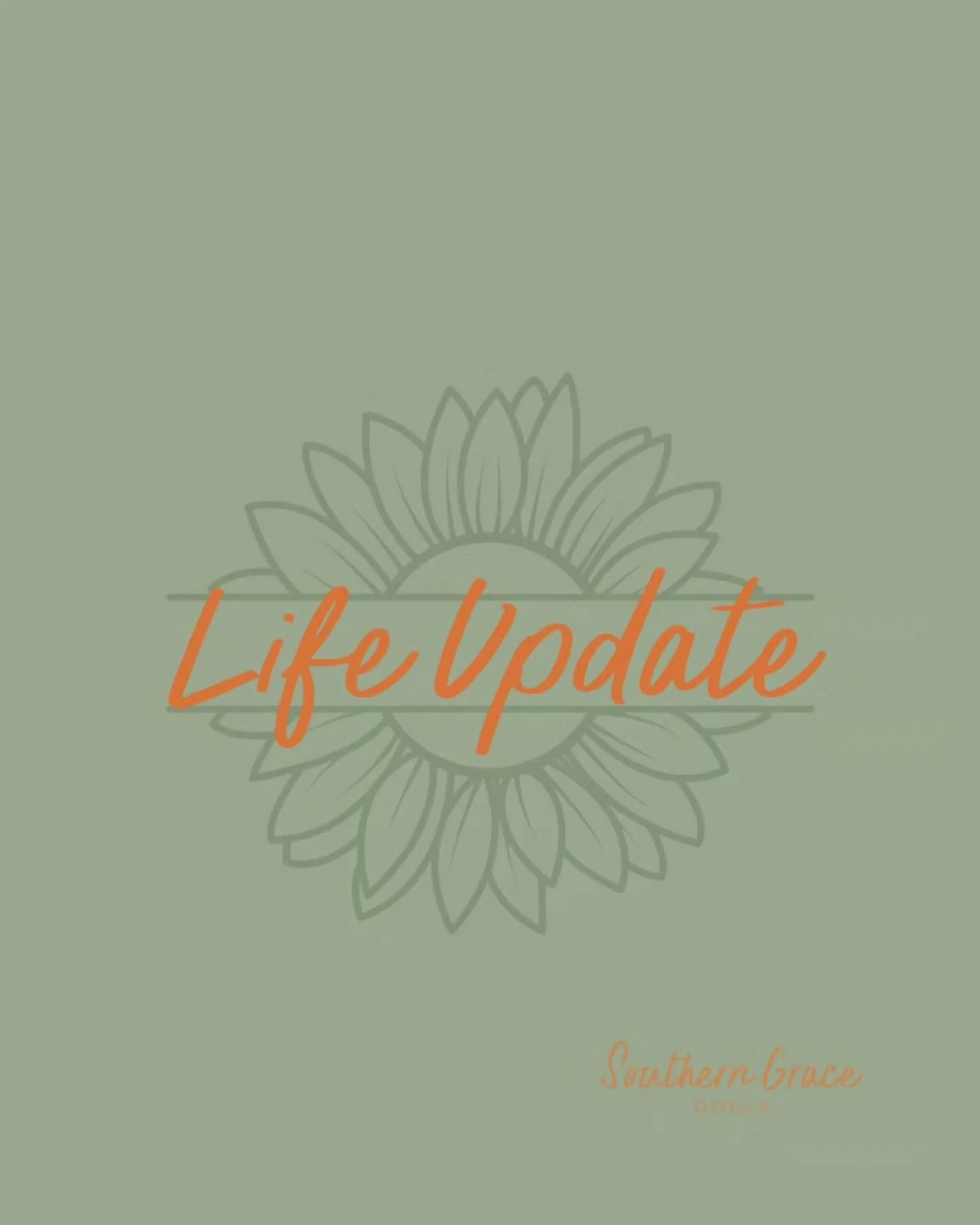 Hey y&rsquo;all 🤍

This is a tender update to share. After a lot of prayer, reflection, and honest conversations with God and myself, I&rsquo;ve decided to step away from offering doula services in this season of life.

This work has been deeply mea