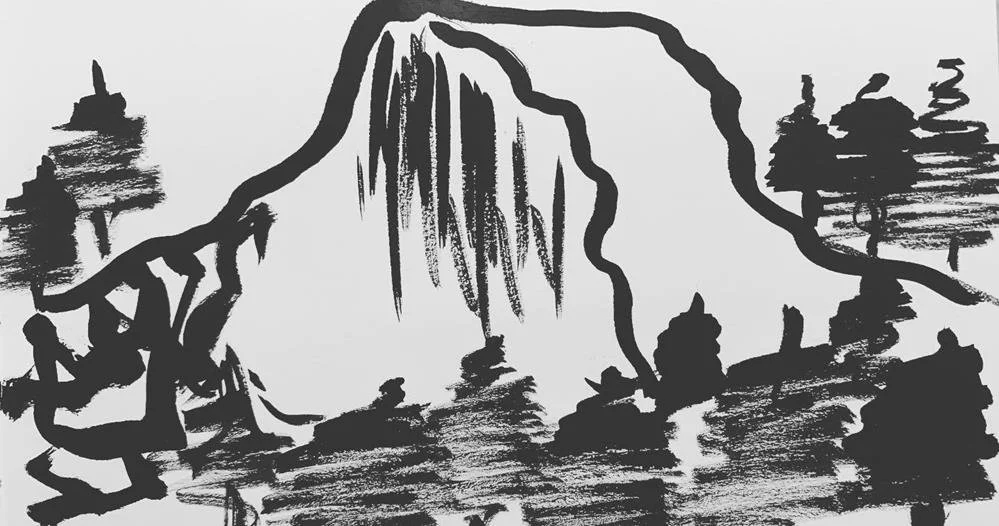 Sherri Allen Sketchbook landscape Drawing