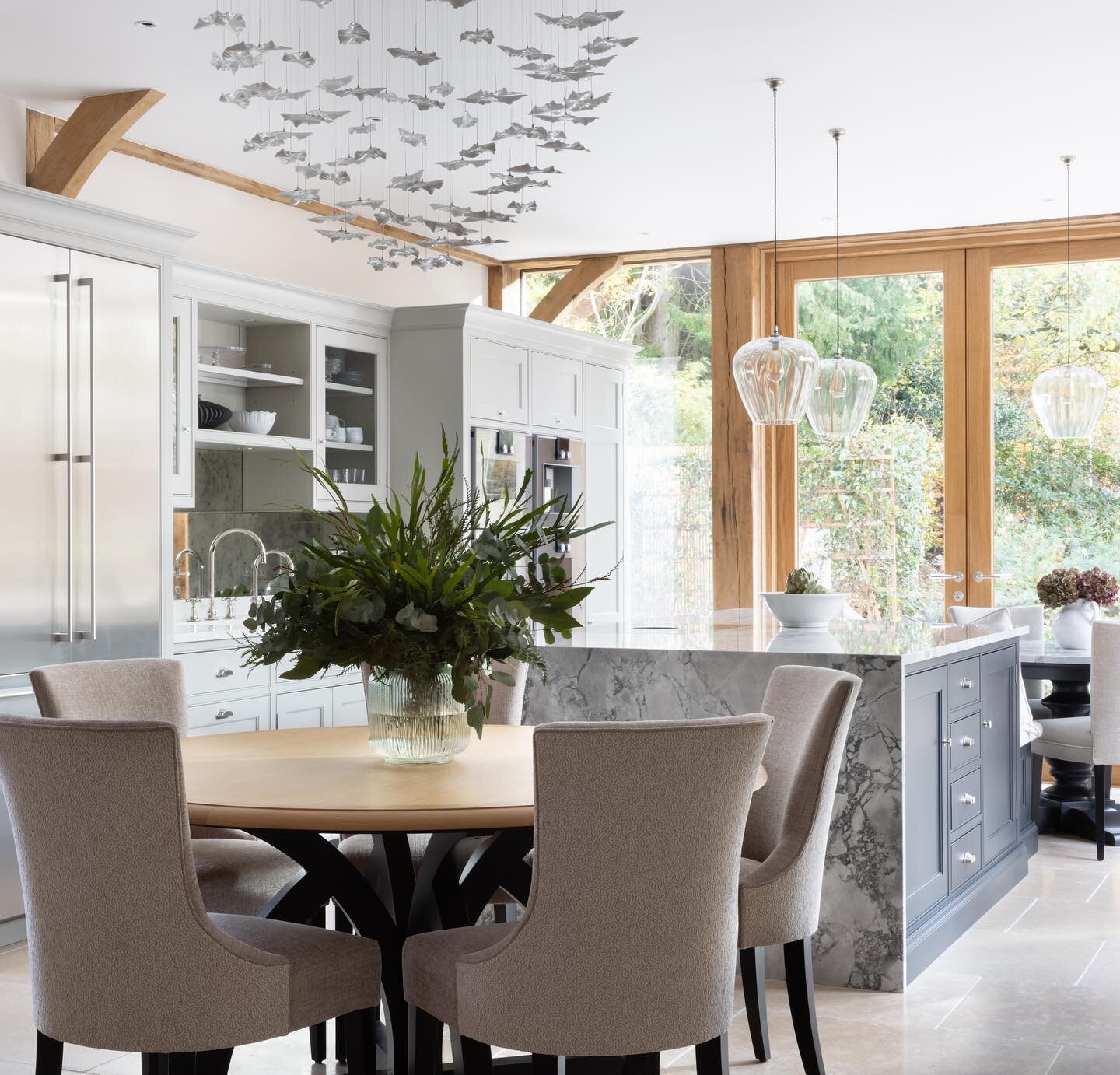 Every project takes a village&hellip; as Designers we&rsquo;re here to help you through the process and work with the construction team to ensure your project is picture perfect! 

The first image of the Woburn kitchen is the final result followed by