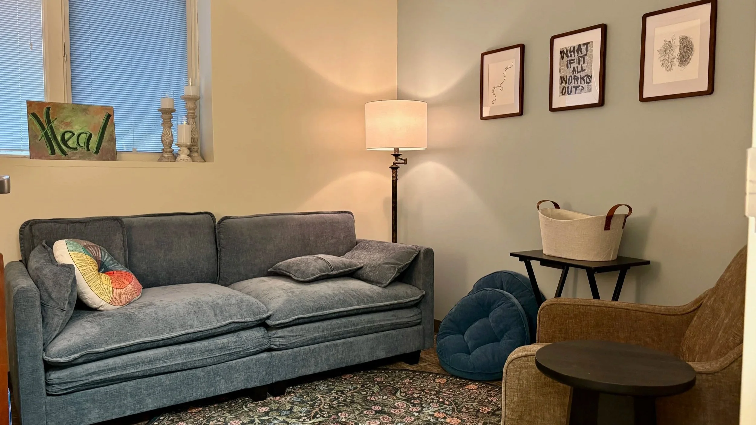 Teen therapy office at Thrive Counseling for Healing & Connection in Fredericksburg, Virginia