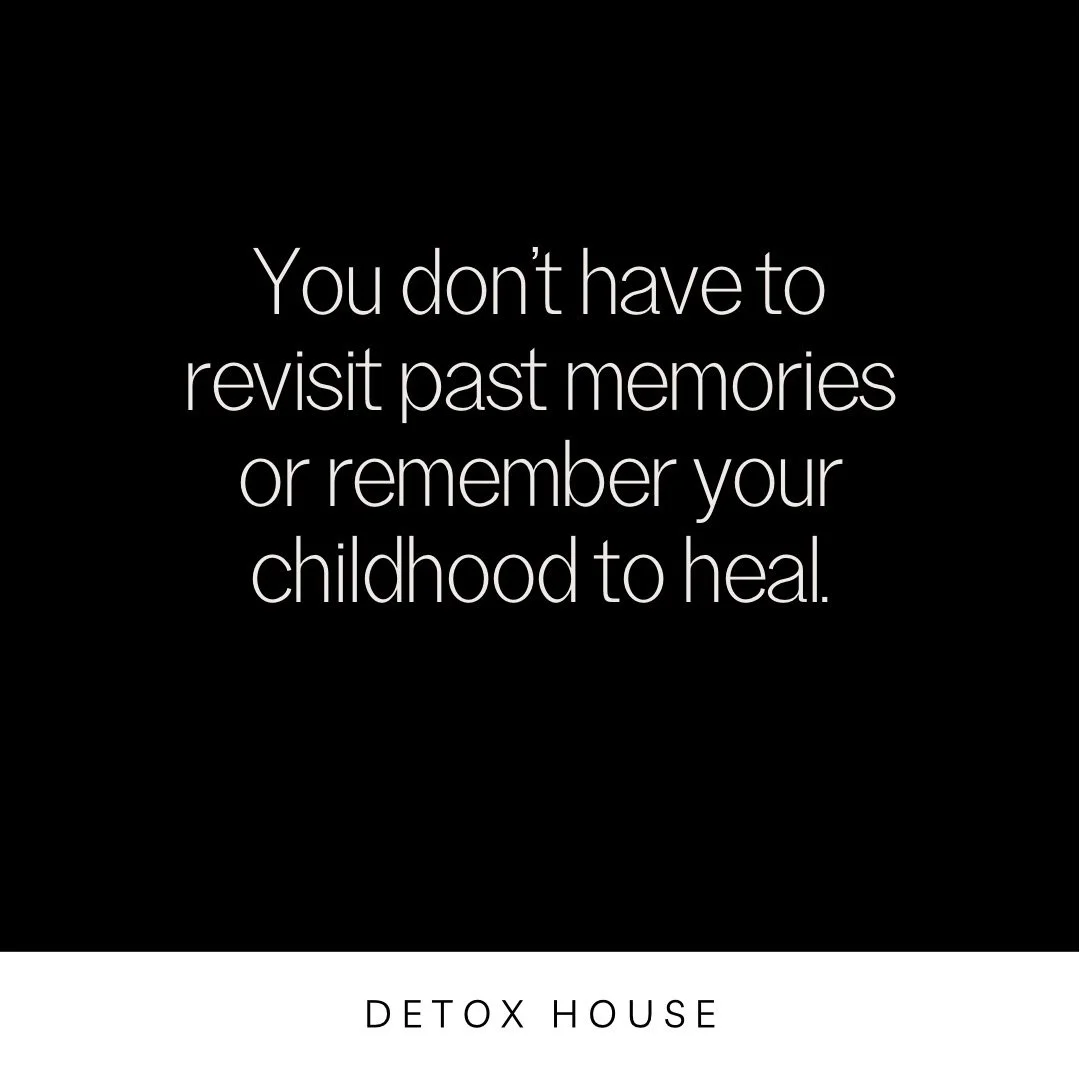 One of the biggest misconceptions in healing:
That you have to go back into the pain to be free from it.
You don&rsquo;t.

So many people don&rsquo;t remember their childhoods. So many people disassociated when they were young and now they are afraid