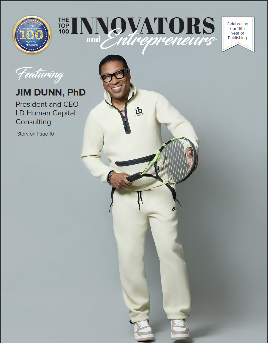 Top 100 Innovators &amp; Entrepreneurs Magazine Cover