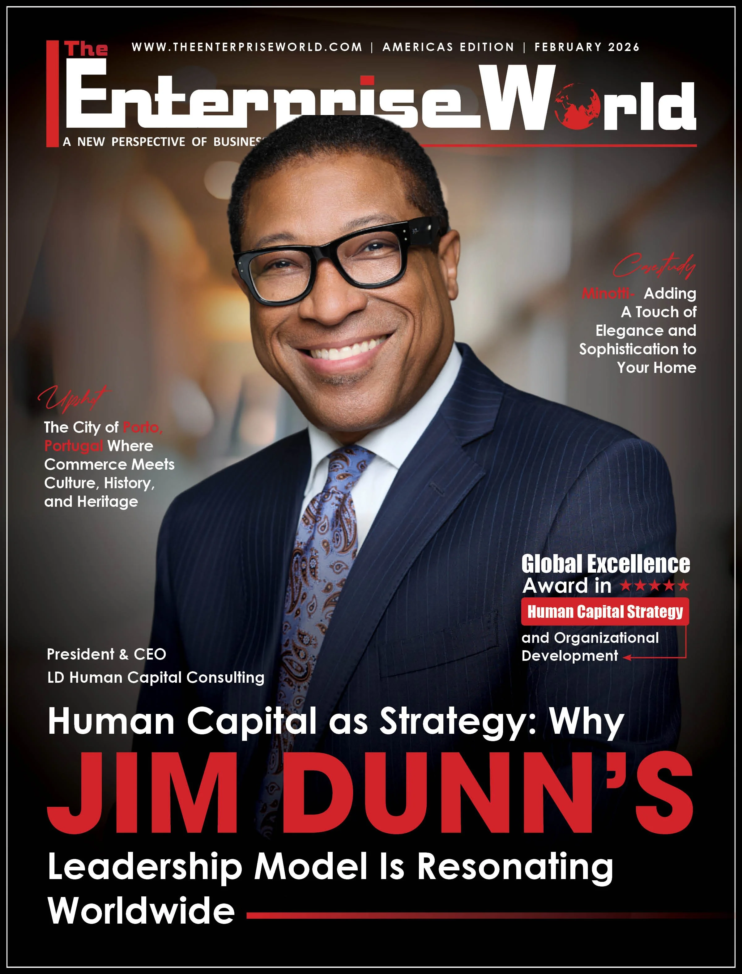 Enterprise World Proudly Features Jim Dunn in Issue of “Global Excellence Award in Human Capital Strategy and Organizational Development”