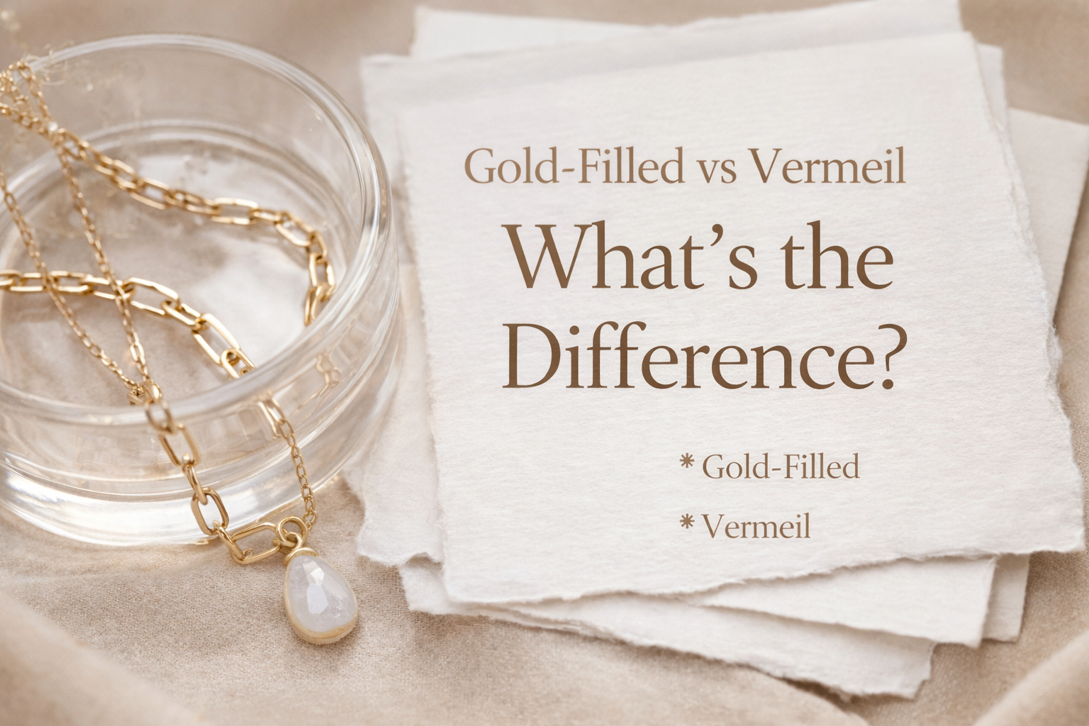 “Gold-Filled vs Vermeil: What’s the Difference and Which Should You Choose?”
