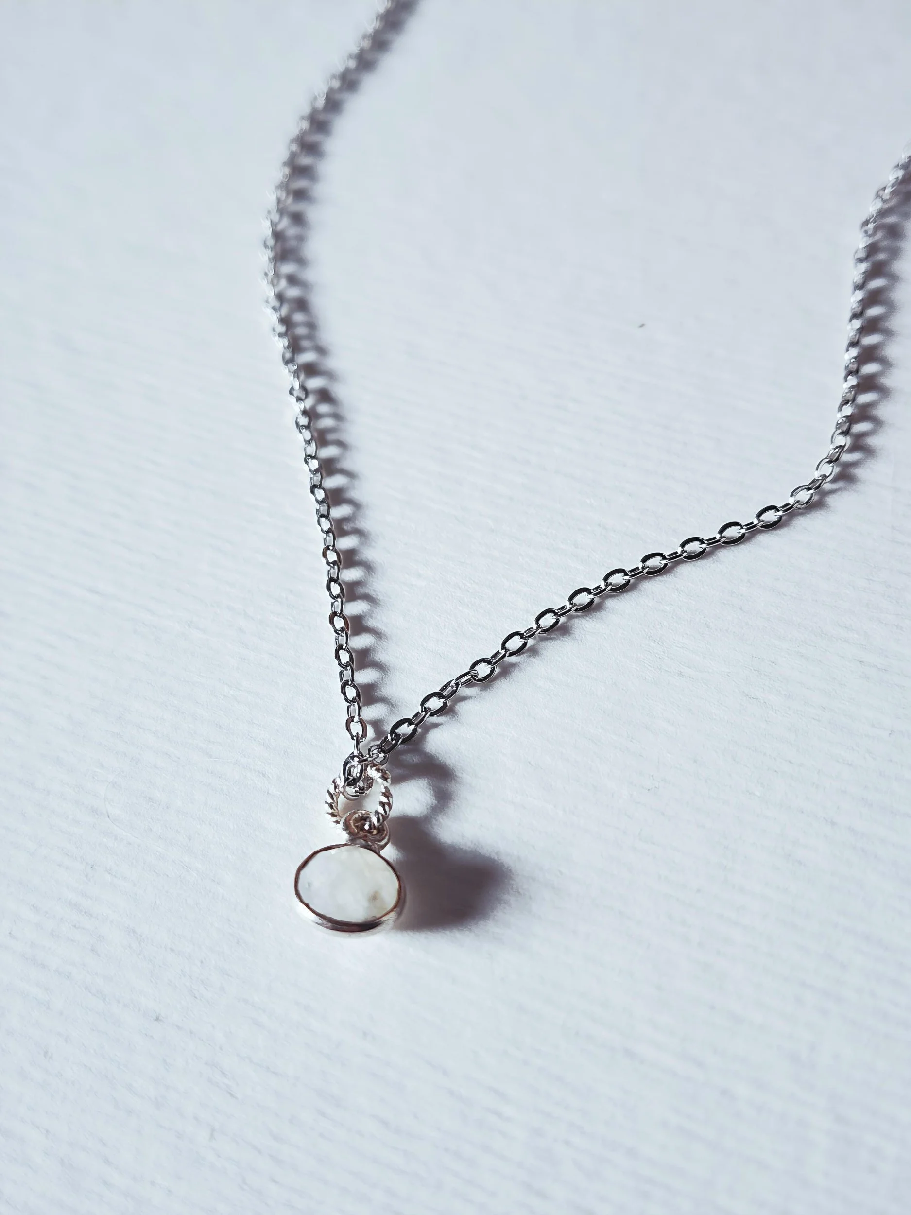 Rainbow Moonstone Necklace