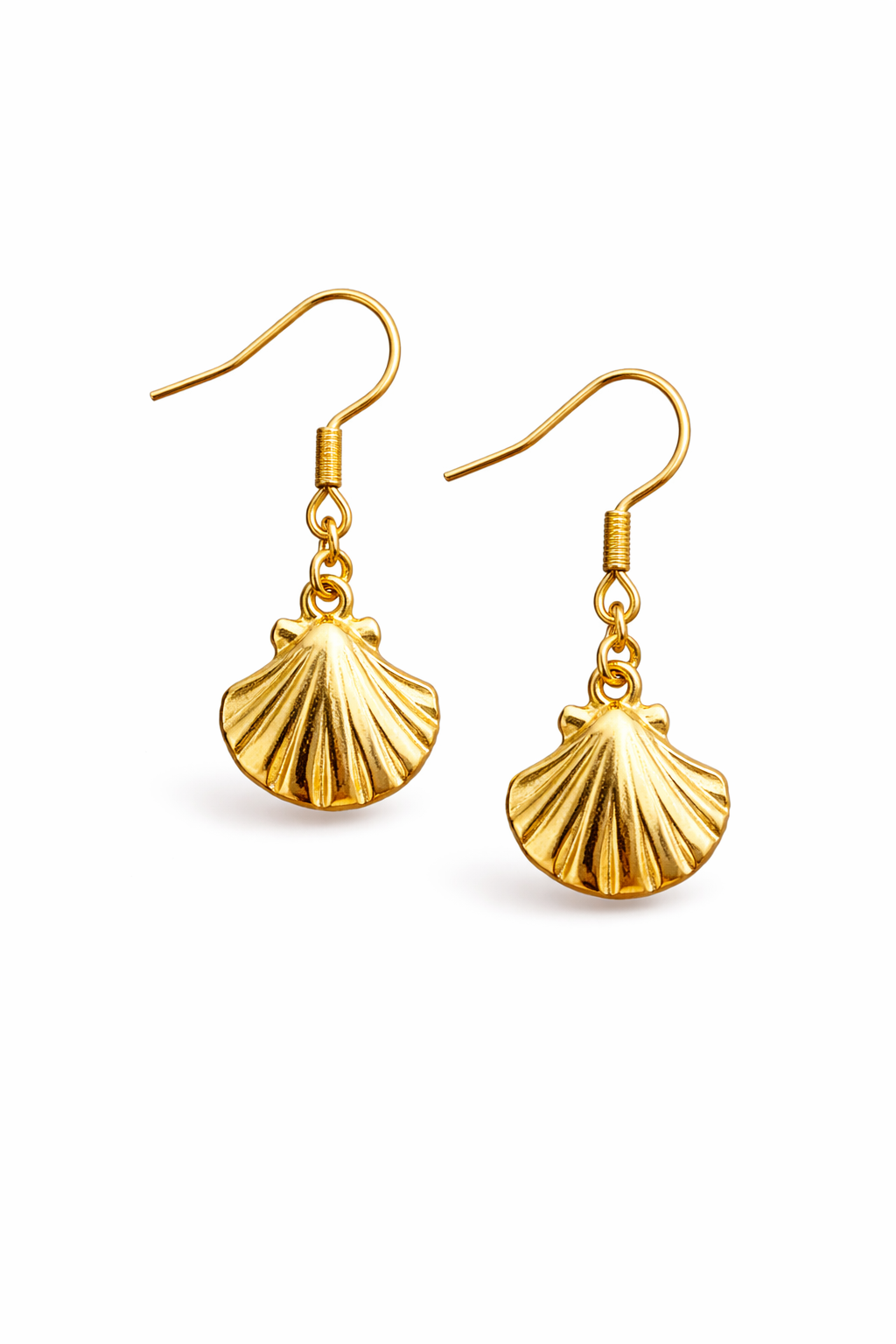 Minimalist Seashell Earrings
