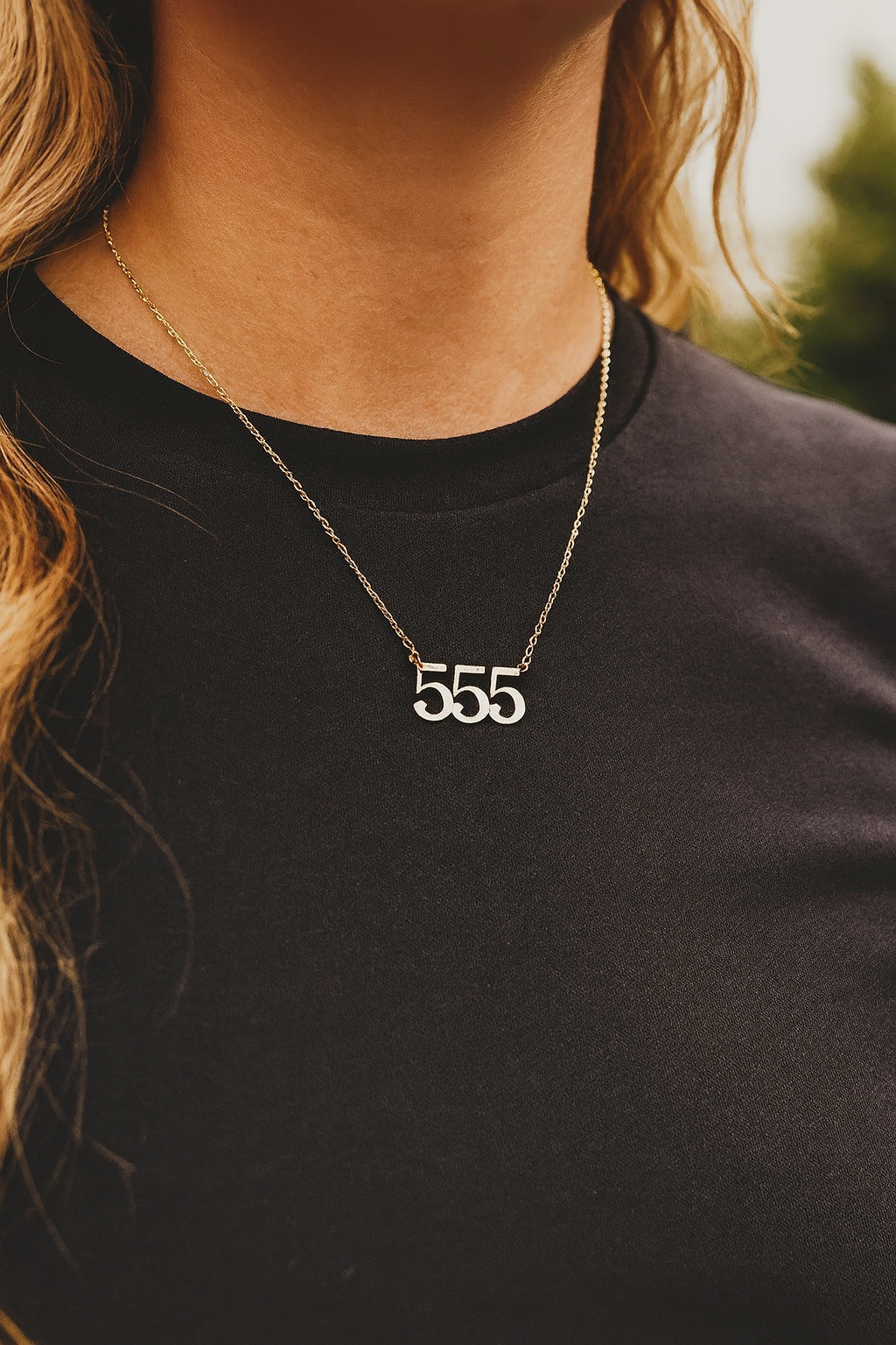 316l Stainless Steel Angel Number Necklace — 111 / 222 / 333 / 444 | Alignment & Guidance Necklace