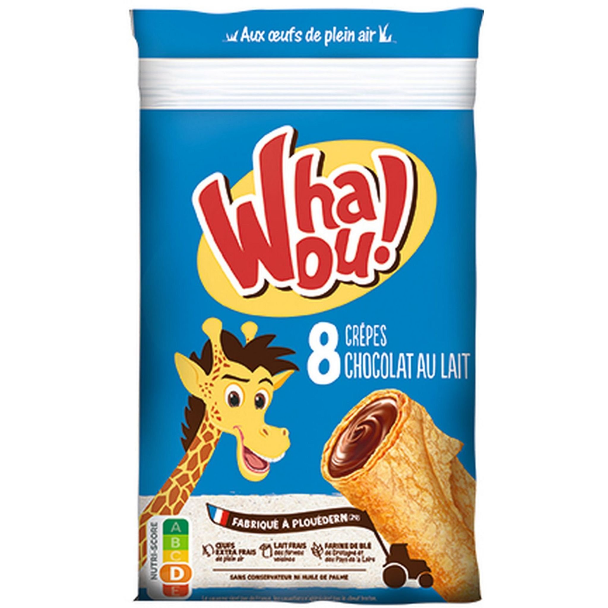 Whaou 8 crêpes Chocolat au Lait