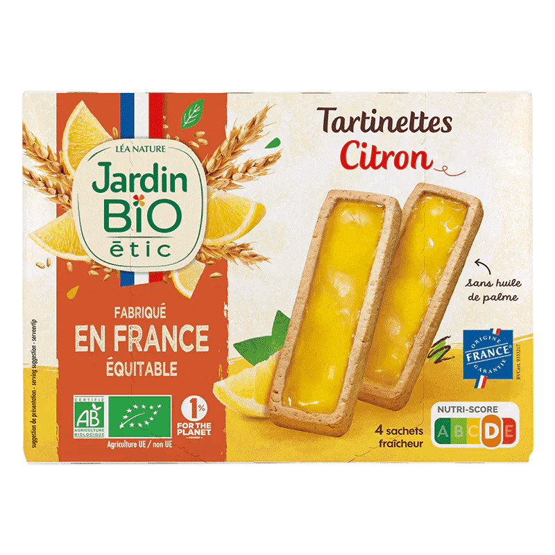 Jardin Bio Tartinettes Citron