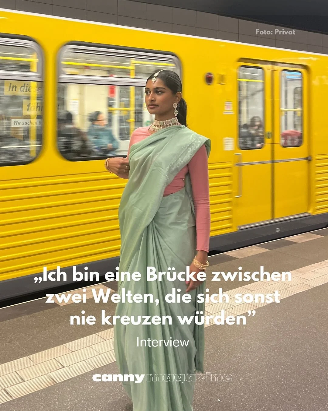 Auf ihrem Instagram-Kanal schreibt sich Jasmin seit &uuml;ber zwei Jahren ihre Gedanken von der Seele und tr&auml;gt diese vor der Kamera vor. Neben Fitchecks mit Saree, Pal Tea Tutorials und Daily Vlogs, macht sie Videos &uuml;ber Sehnsucht, Rassism