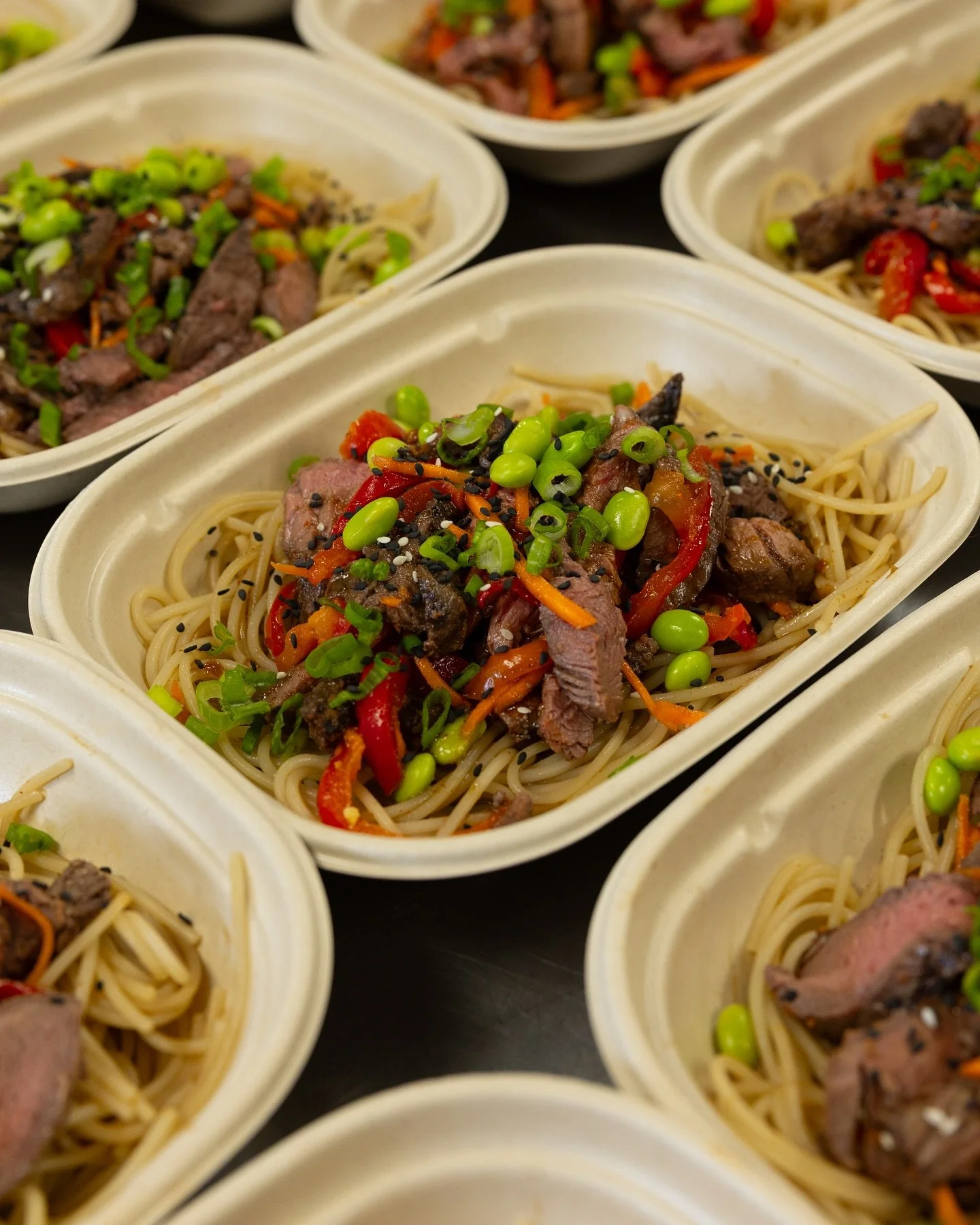 Savor the perfect balance of indulgence and nourishment with one of our most popular entrees: Mongolian Beef Noodles.

Tender wagyu beef, perfectly cooked quinoa and brown rice noodles; tossed in a rich, sweet-savory blend of ginger, garlic, and a hi