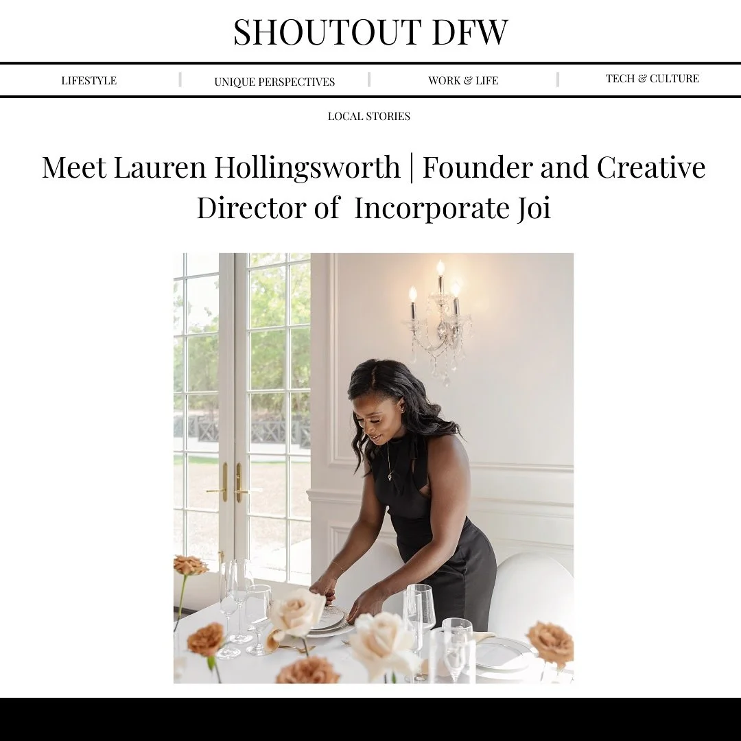 Feature Friday, but make it extra special. 

It&rsquo;s been such a beautiful journey building Incorporate Joi. St. Louis will always have my heart, and it&rsquo;s so special to see how this journey has grown from my hometown dreams to creating unfor