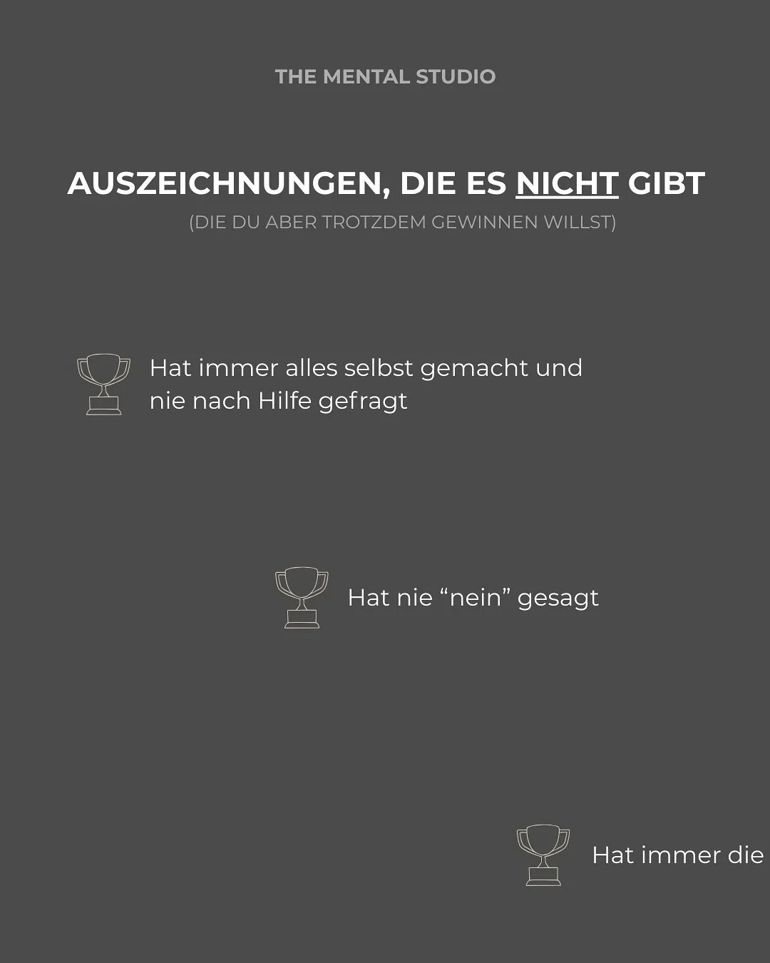 kurz als Reminder - f&uuml;r dich (und mich) ☕️

&mdash;

#thementalstudio #mentalfitness #coaching