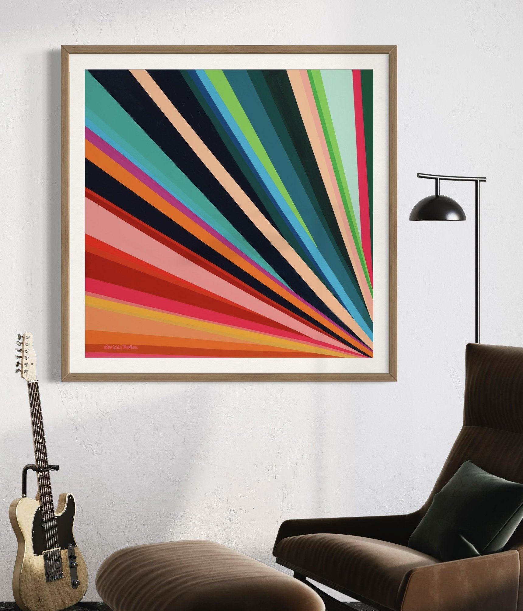 Air Guitar Art Print