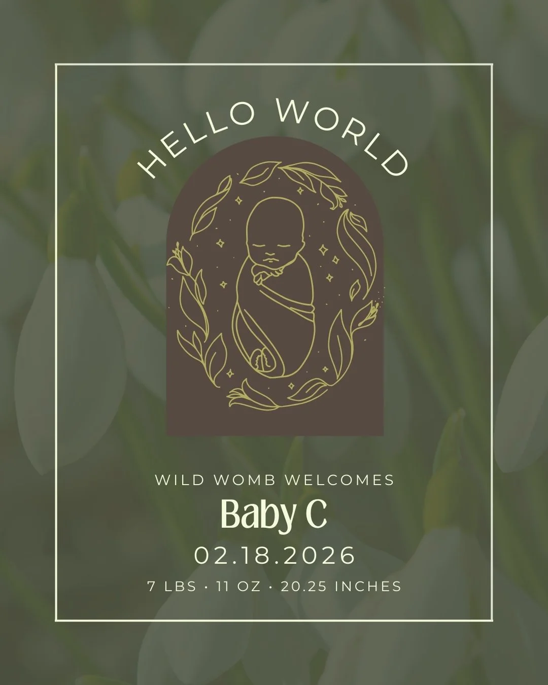 Welcome to the world, baby C.

There was laughter between contractions. Stories of motherhood shared in the quiet moments before the next wave. It felt steady and strong and deeply human.

This birth will hold a special place in my heart. Your mom is