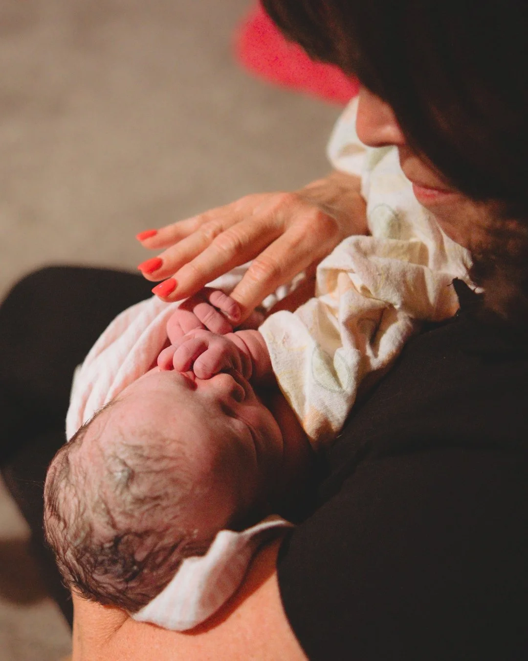 POV: You hold your grandbaby for the first time, only hours after your warrior of a daughter rocked her labor and birth. Generations of women supporting women warms my heart.