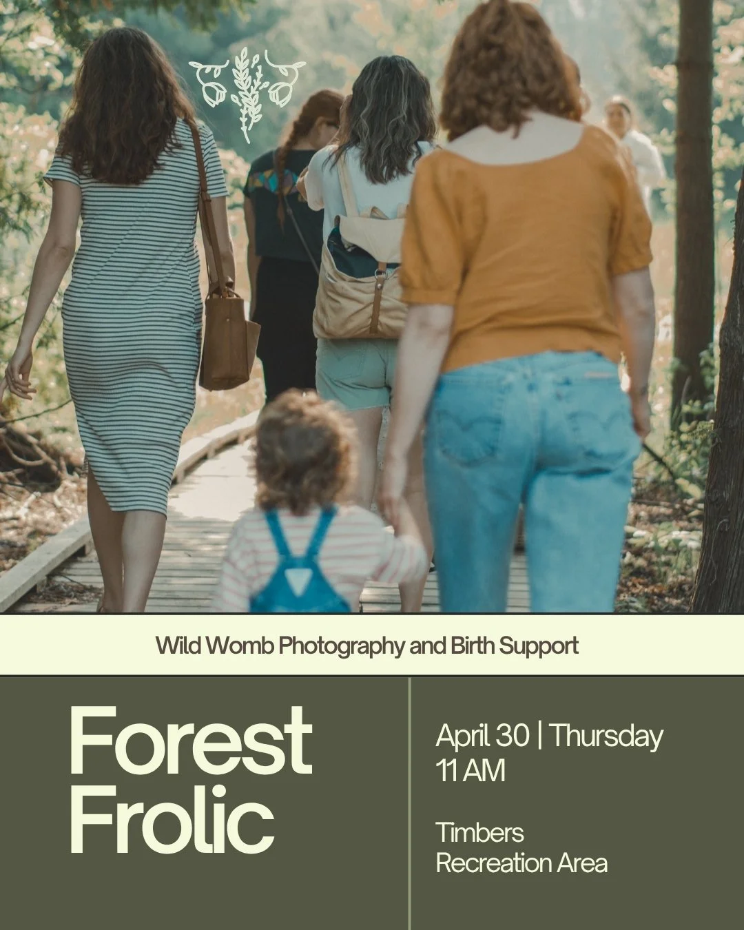 If you&rsquo;ve been wanting to get out of the house, meet other moms, and let your little ones explore a bit, this is your sign.

We&rsquo;ll be meeting at Timbers Recreation Area for a slow, stroller-friendly walk, fresh air, and real connection. N
