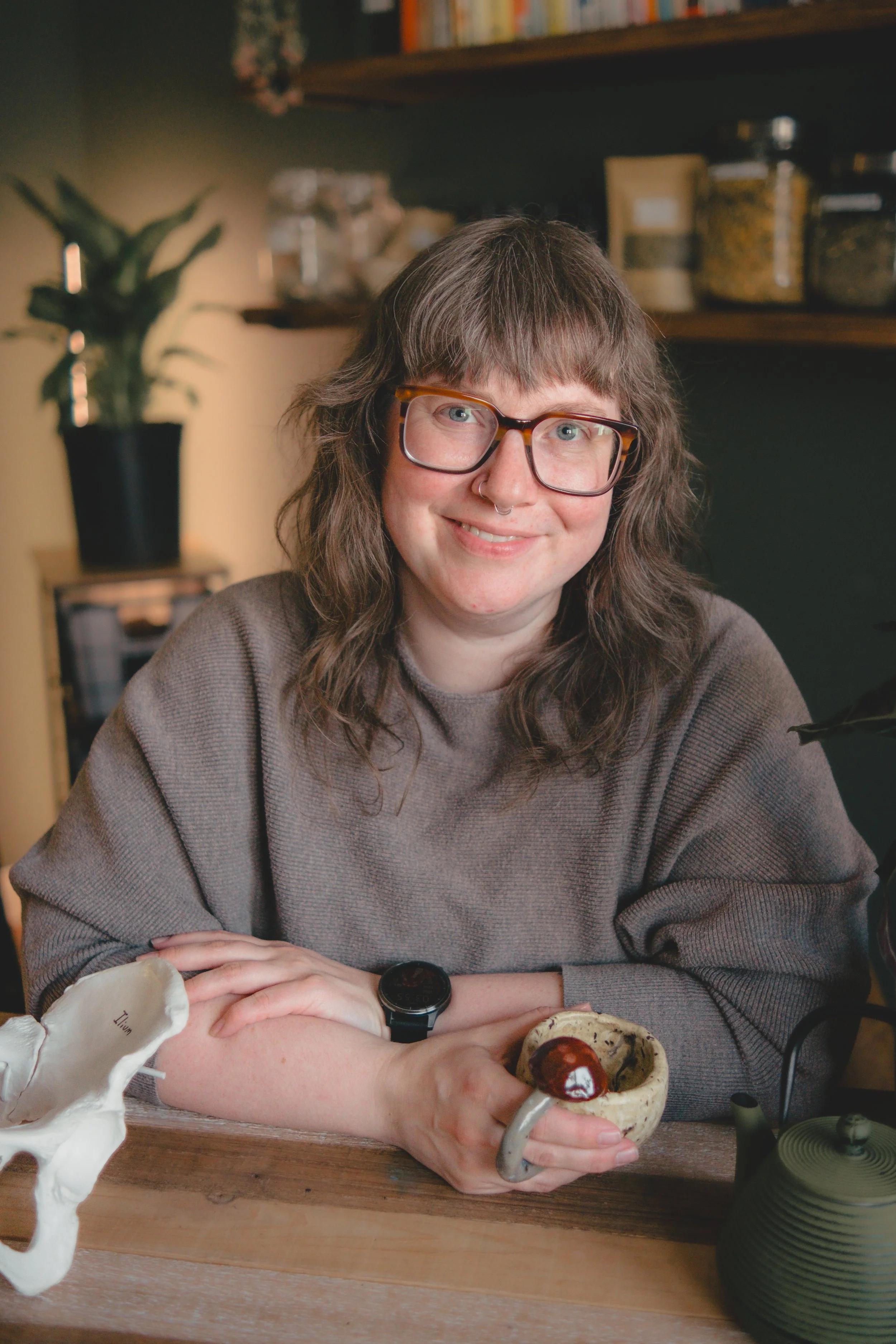 Ash, certified birth doula and founder of The Wild Womb, providing holistic birth support through Michigan Medicaid in Traverse City.