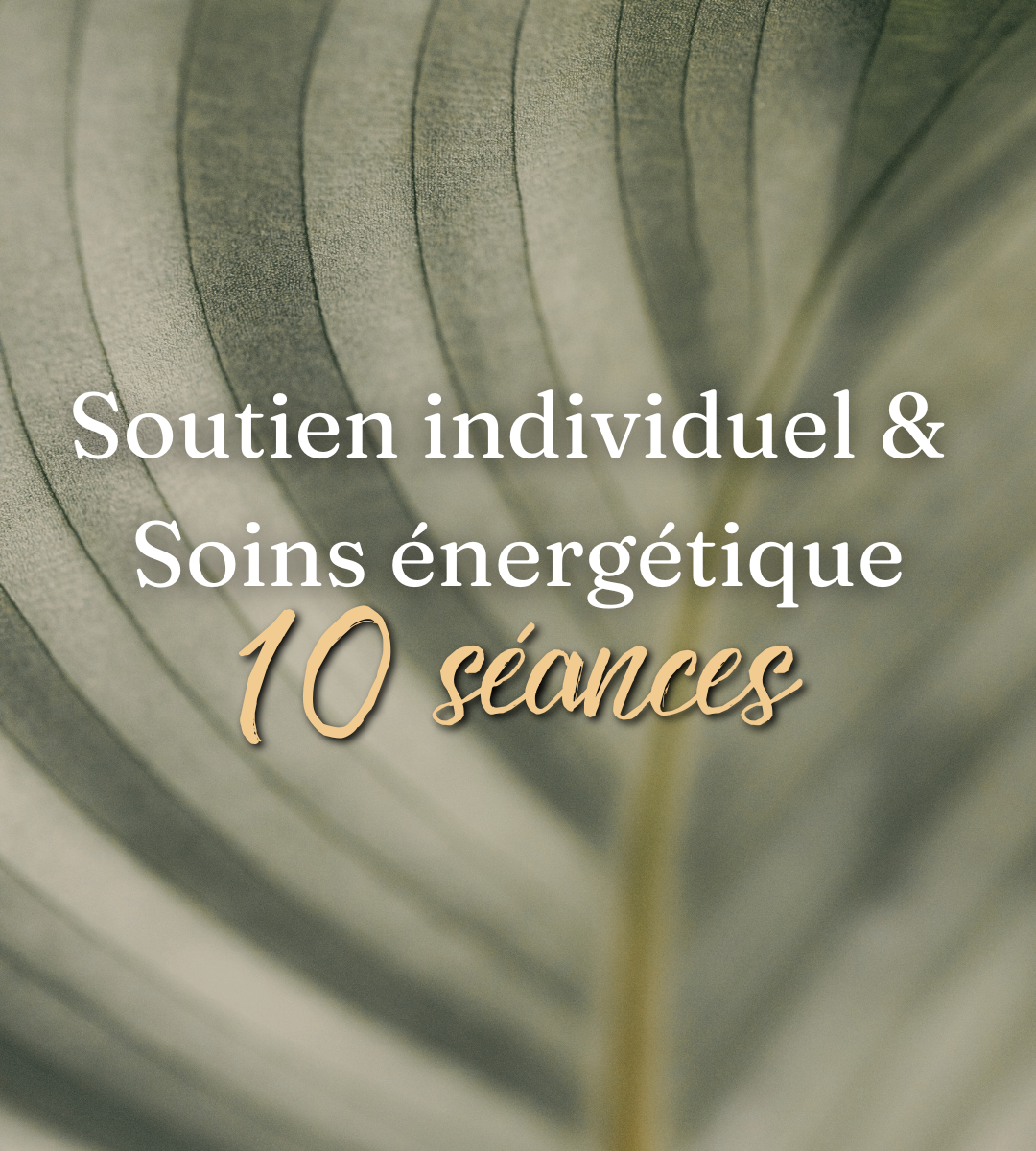 Soutien individuel & Soins énergétiques - 10 Séances