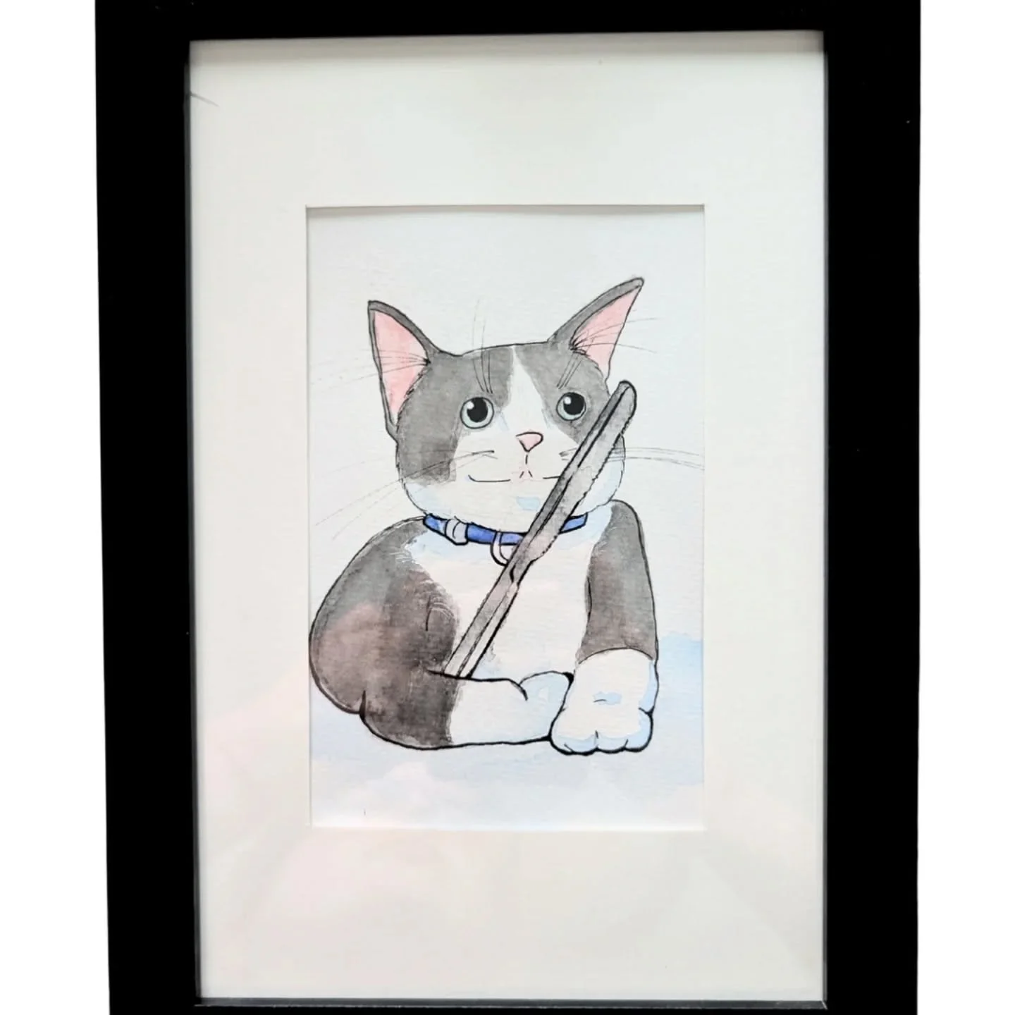Beware of Cat!

Interested in having your pet's portrait painted? Check out my website- link in bio.

#art #artist
#artistsoninstagram
#petportraits #pets #petlovers #painting #watercolor #watercolorpainting #smallartist #smallbusiness #cat #cats #or