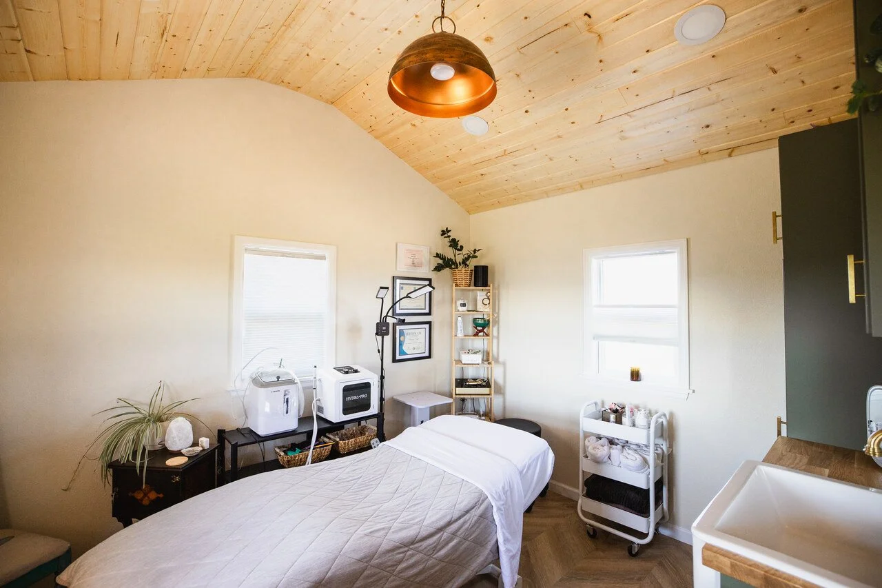 Relaxing environment for an all natural facial in Colorado Springs, CO Black Forest