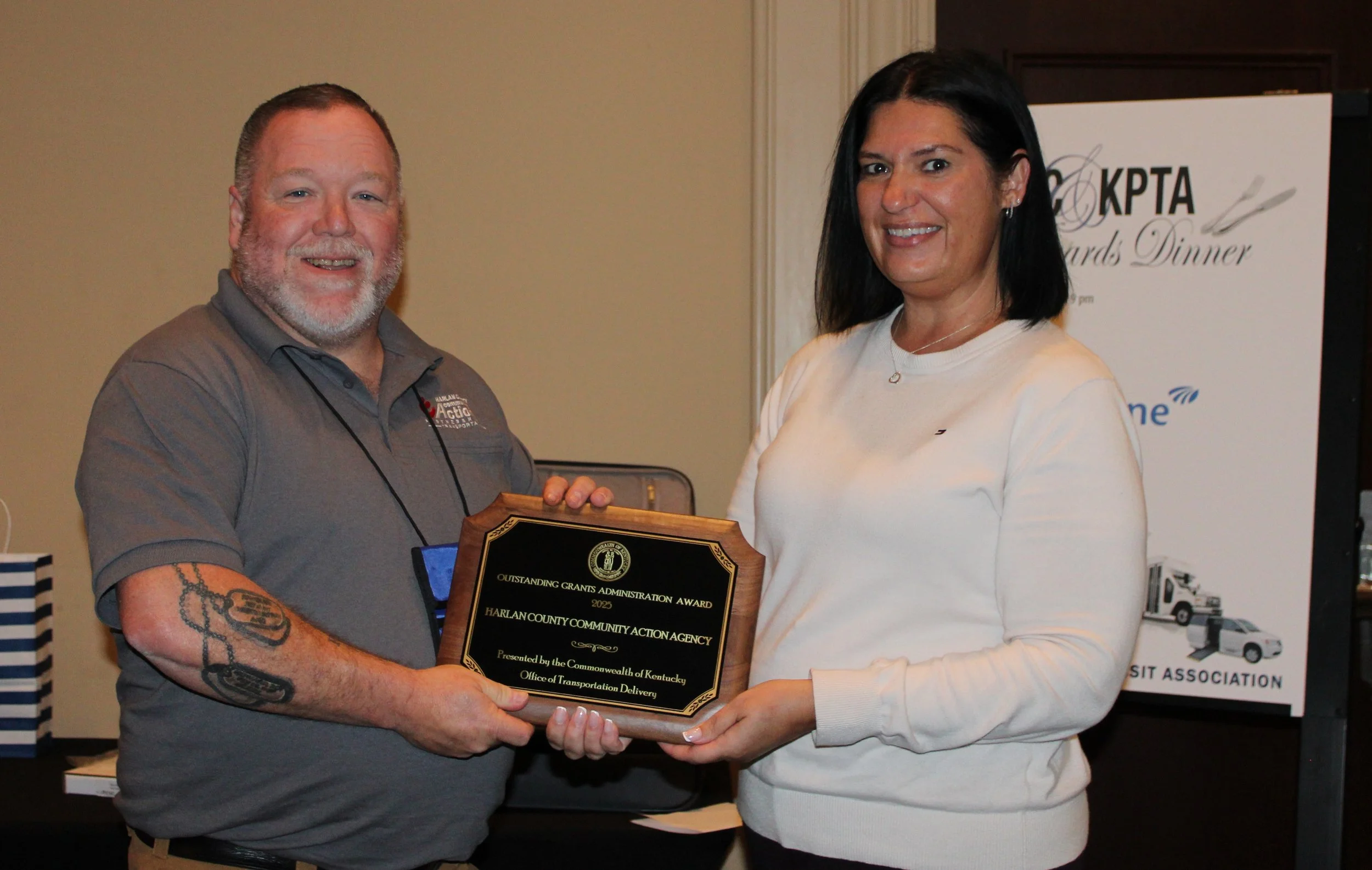 OUTSTANDING GRANTS ADMINISTRATION AWARD Harlan County Community Action Agency