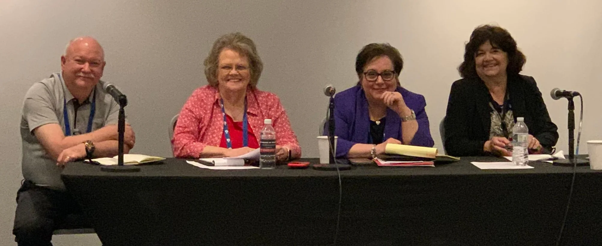 Dan Lanham (GRITS), Shirley Cummins (RTEC), Pam Shepherd (FTSB) and Vickie Bourne (OTD