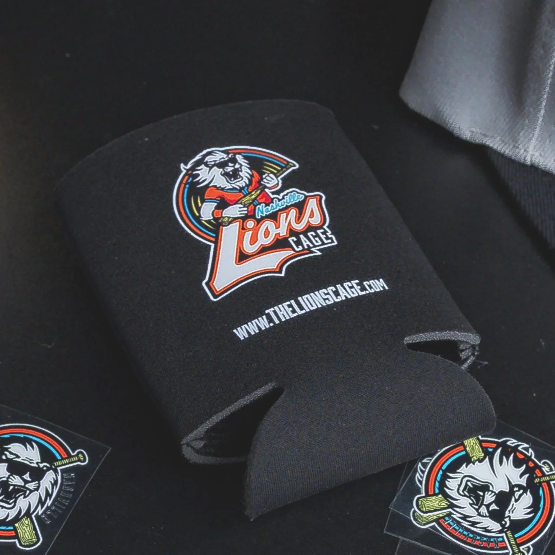 Nashville Lions Cage Koozie