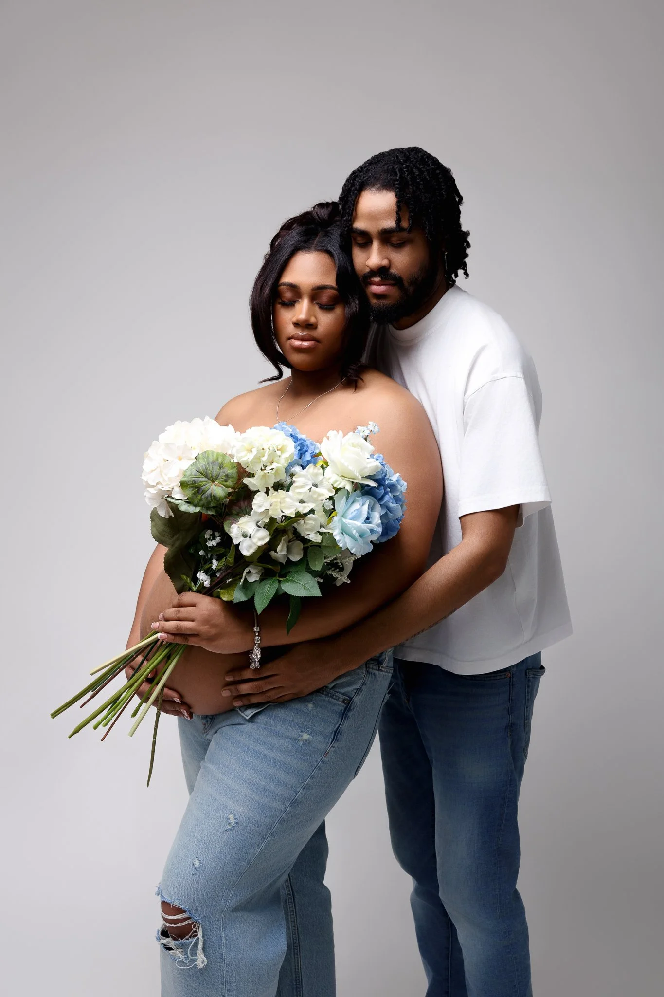 Atlanta, GA Maternity Photographer | Stephanie Studio Maternity Session