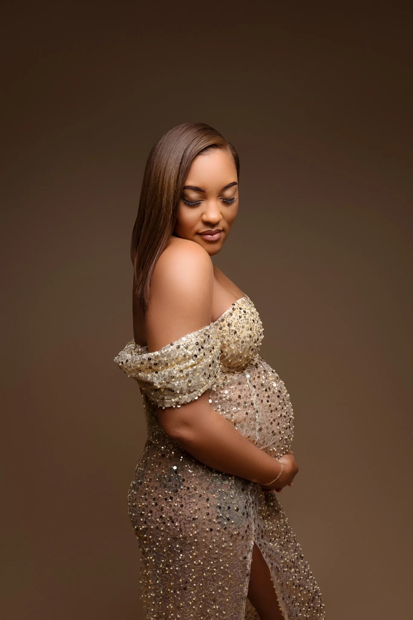 Atlanta, GA Maternity Photographer | Ashley B. Studio Maternity Session