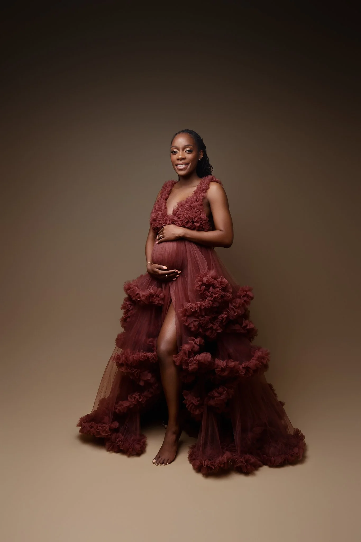 Atlanta, GA Maternity Photographer | Christina Studio Maternity Session