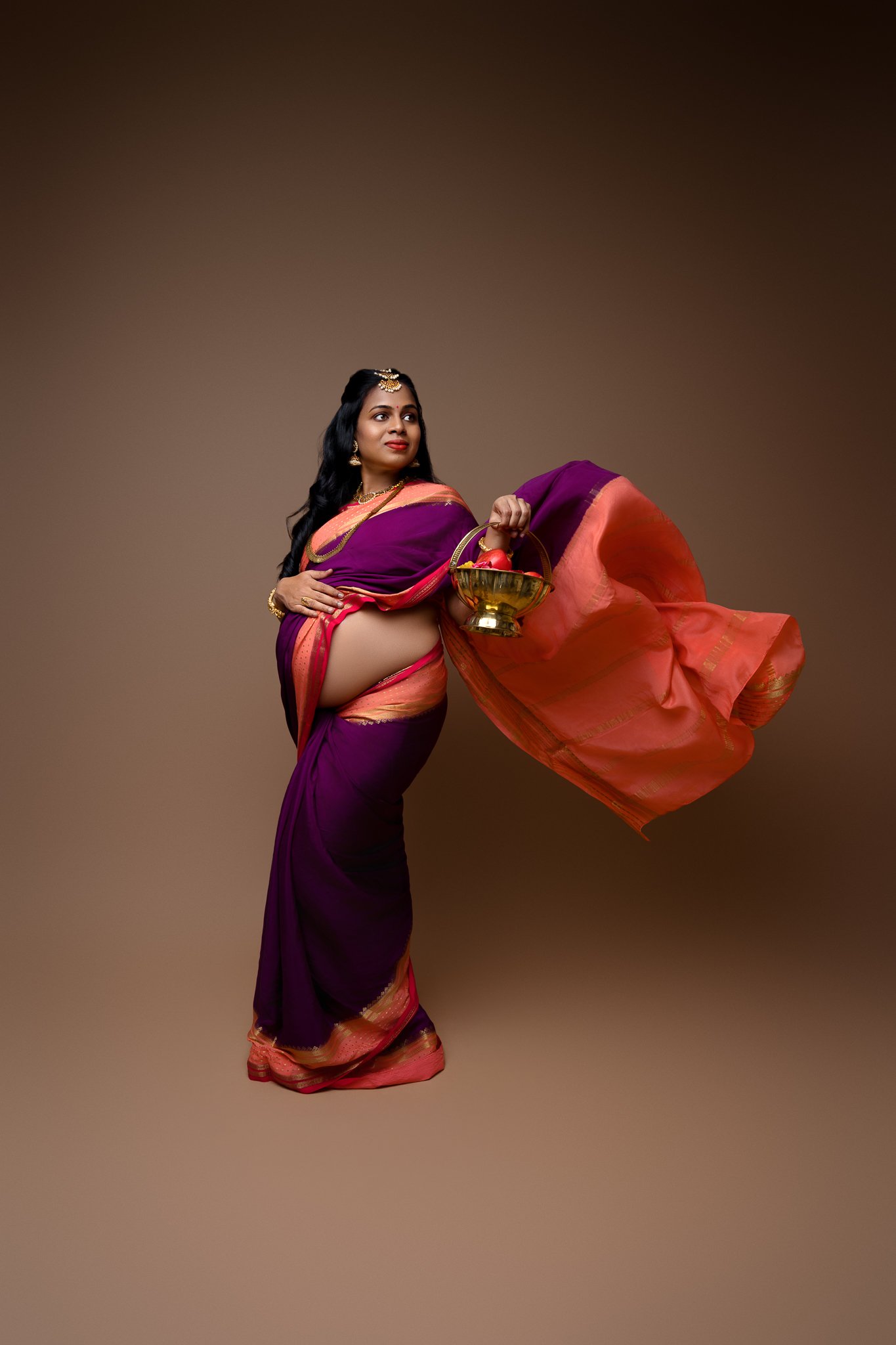 Atlanta, GA Maternity Photographer | Mrudhula Studio Maternity Session