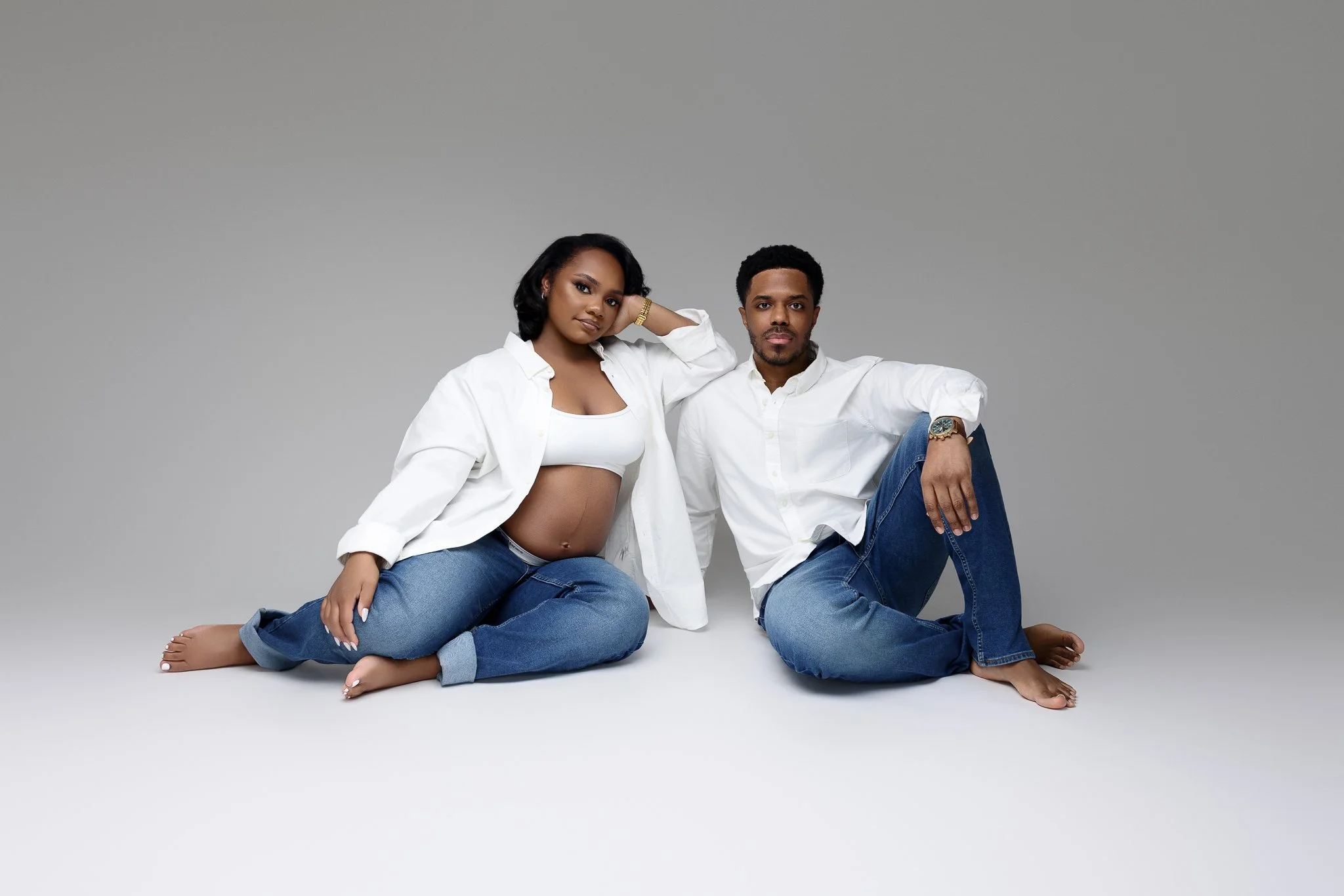 Studio Maternity Pregnancy Photographer in Atlanta, Georgia