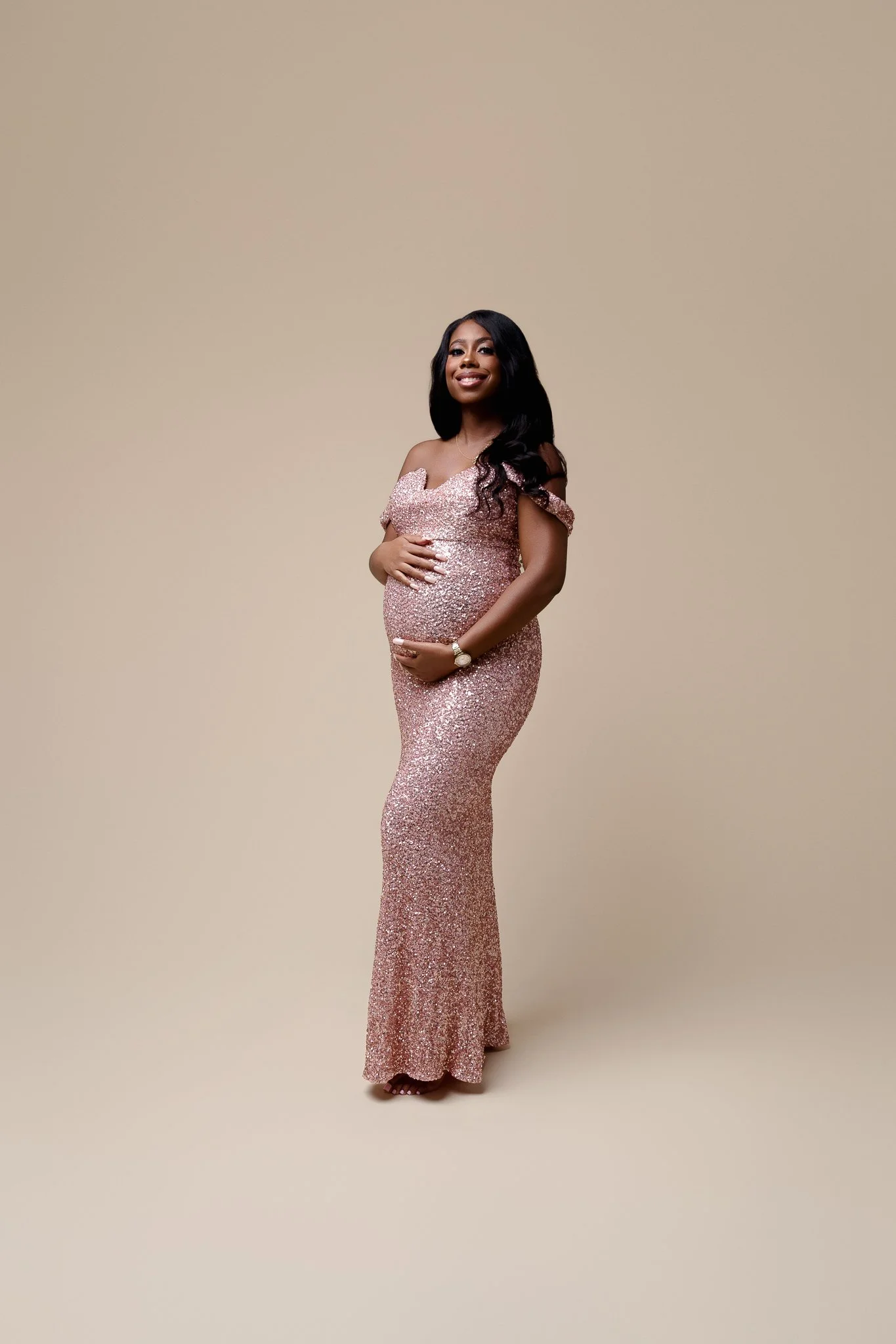 Studio Maternity Photographer in Atlanta, Georgia