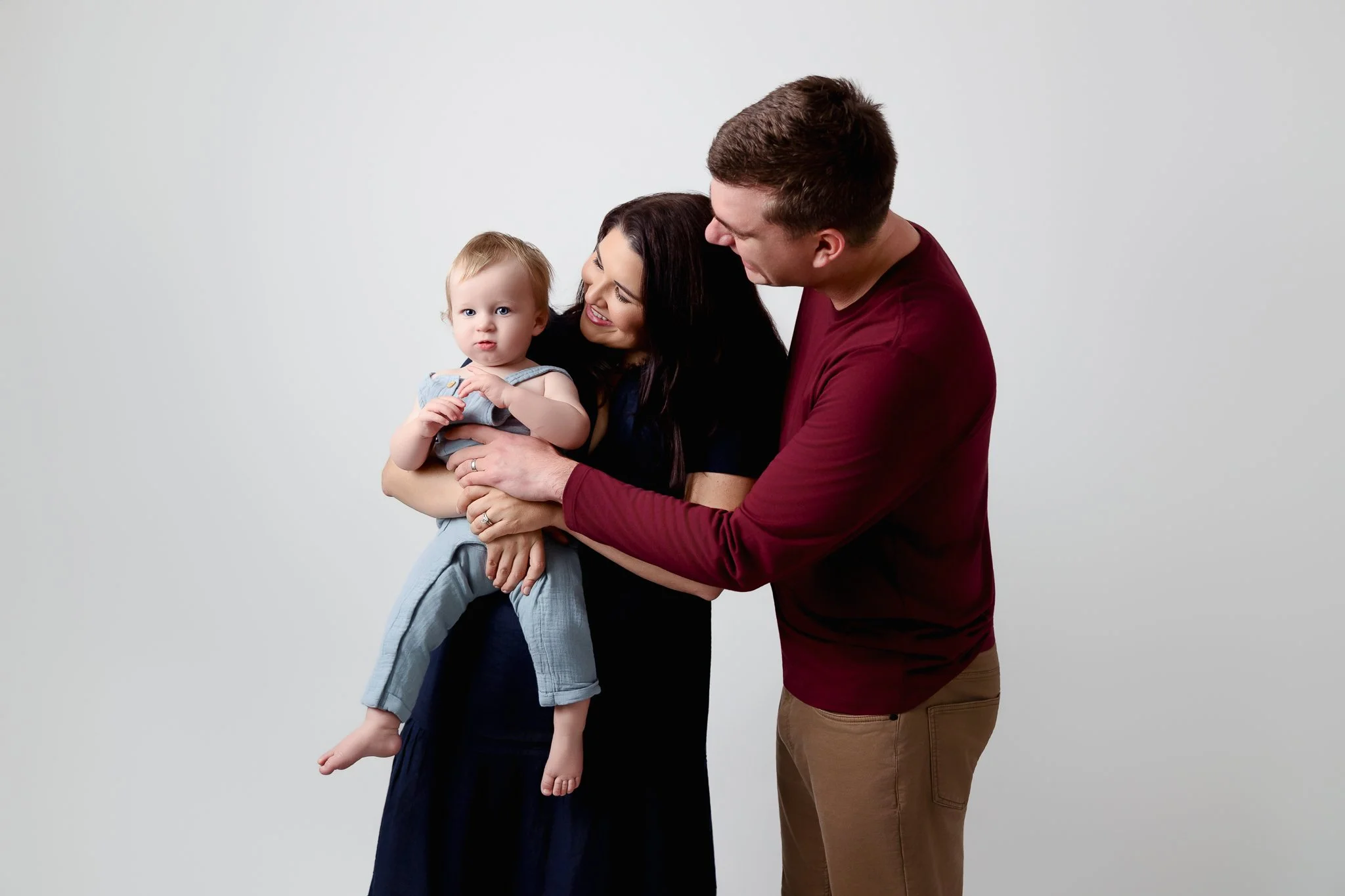 Atlanta Georgia Family Newborn Milestone Studio Photographer 1 Year Balloons Photography 