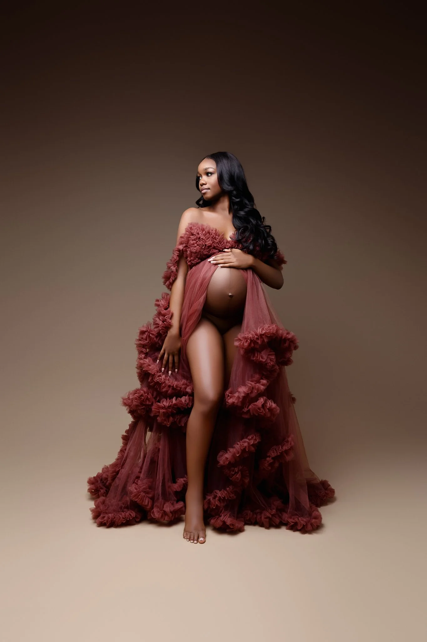 Studio Maternity Photographer in Atlanta, Georgia