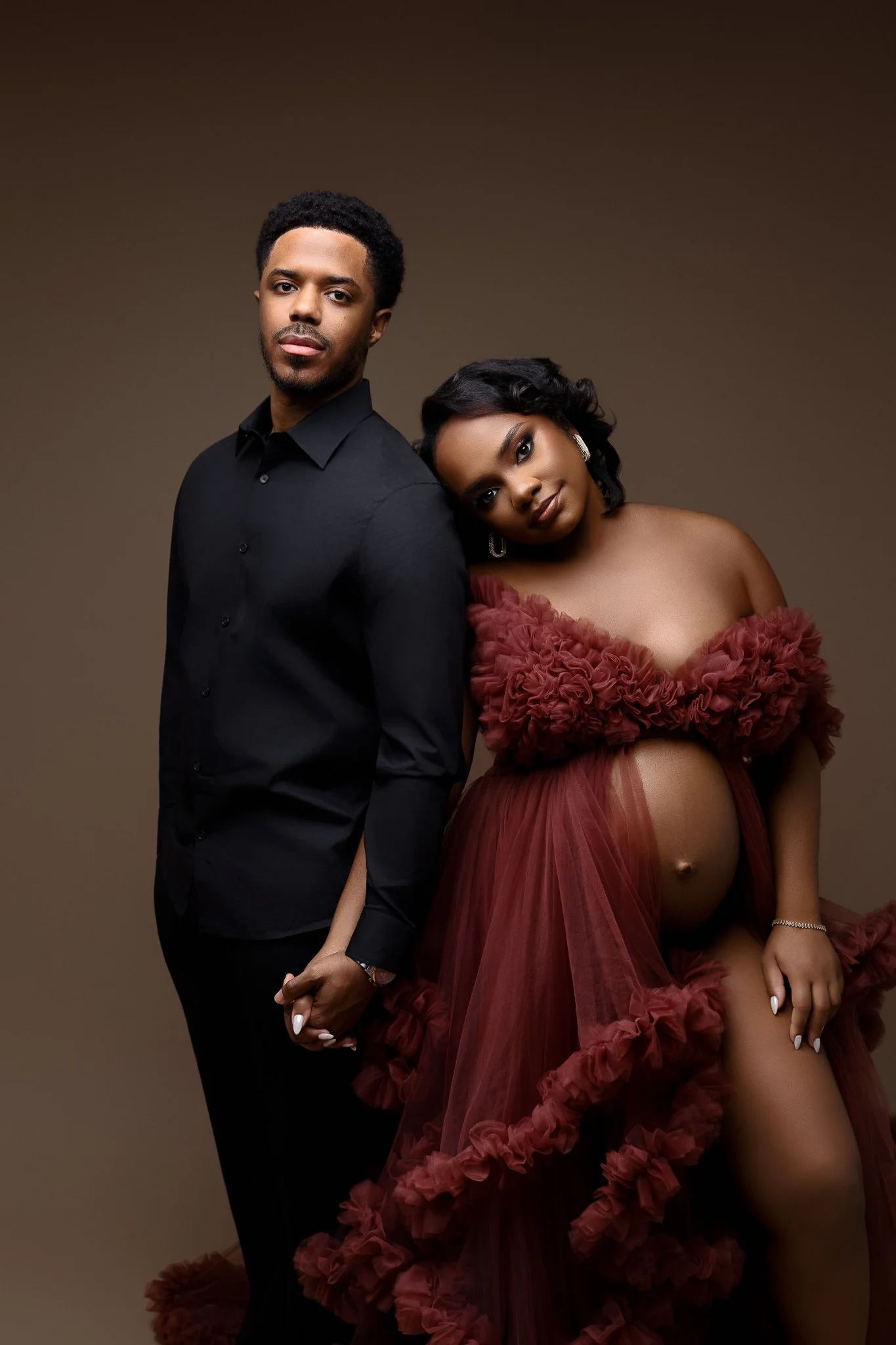 Studio Maternity Pregnancy Photographer in Atlanta, Georgia