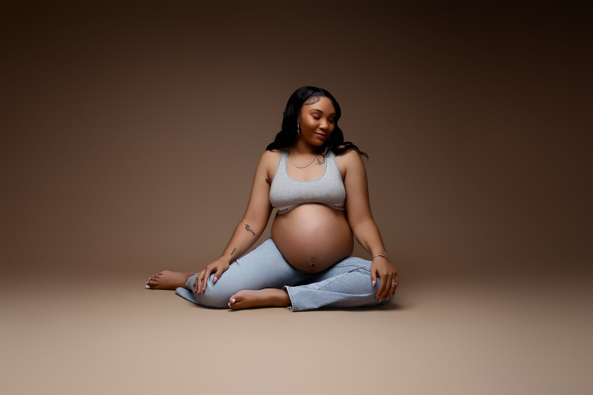 Studio Maternity Pregnancy Photographer in Atlanta, Georgia