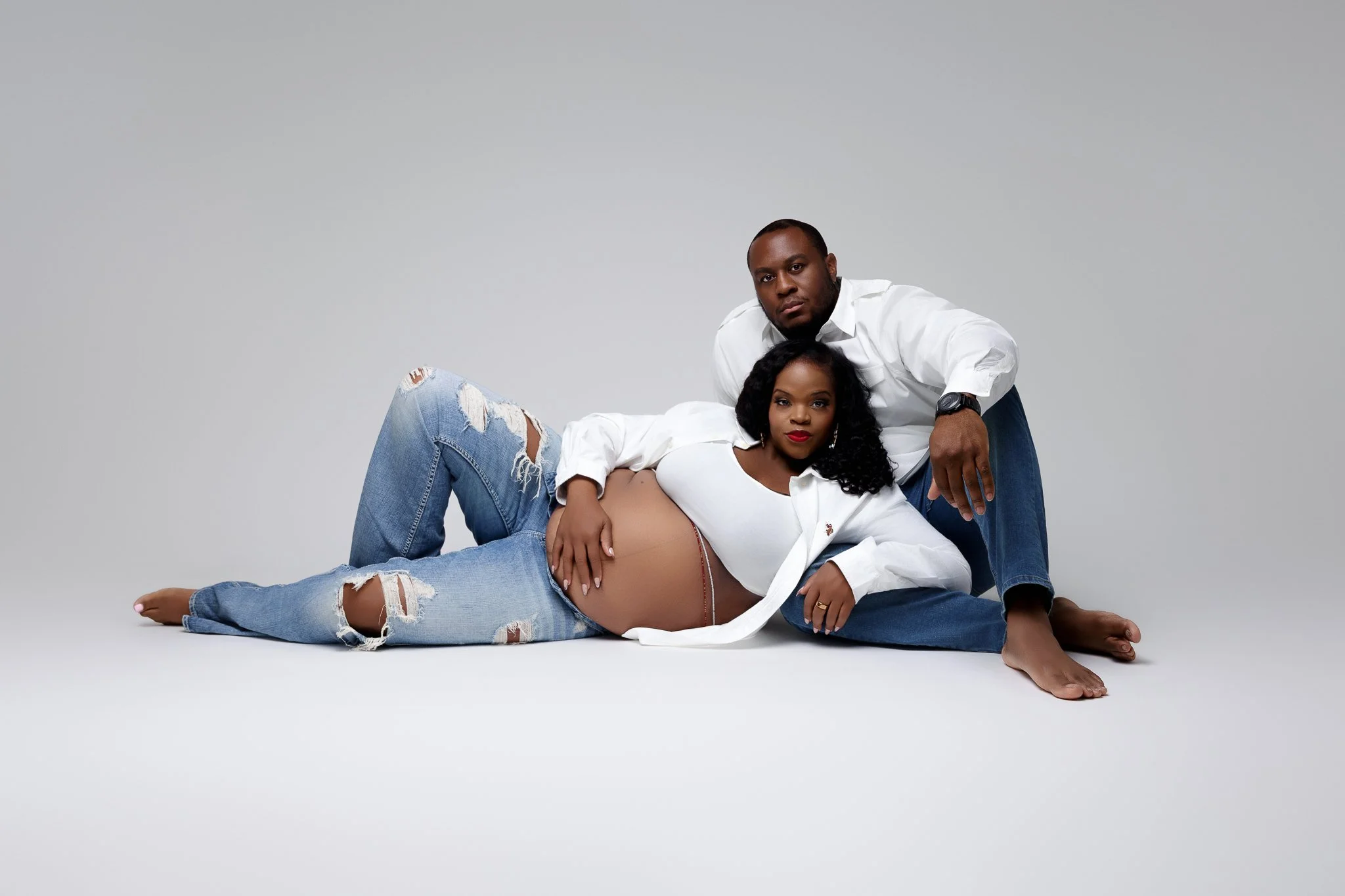 Studio Maternity Photographer in Atlanta, Georgia